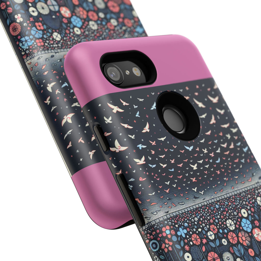 Floral Phone Case, Tough Cases for iPhone, Nature-Inspired Design, Gift for Her, Stylish Protection, Trending Accessory