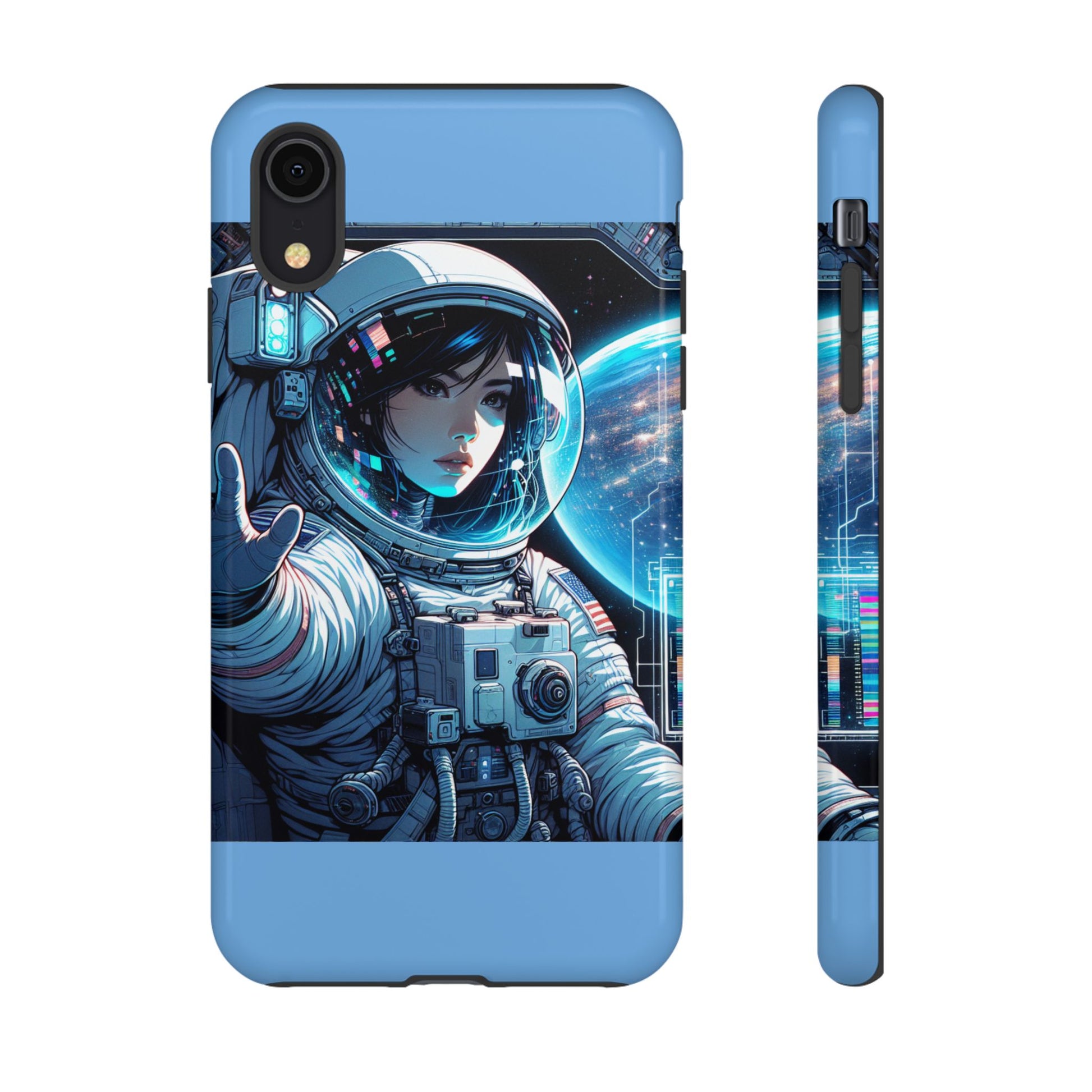 Astronaut Phone Case, Space-Themed Tough Case, Unique Gift for Science Lovers, Trendy Protection for Smartphones, Cool Tech Accessories