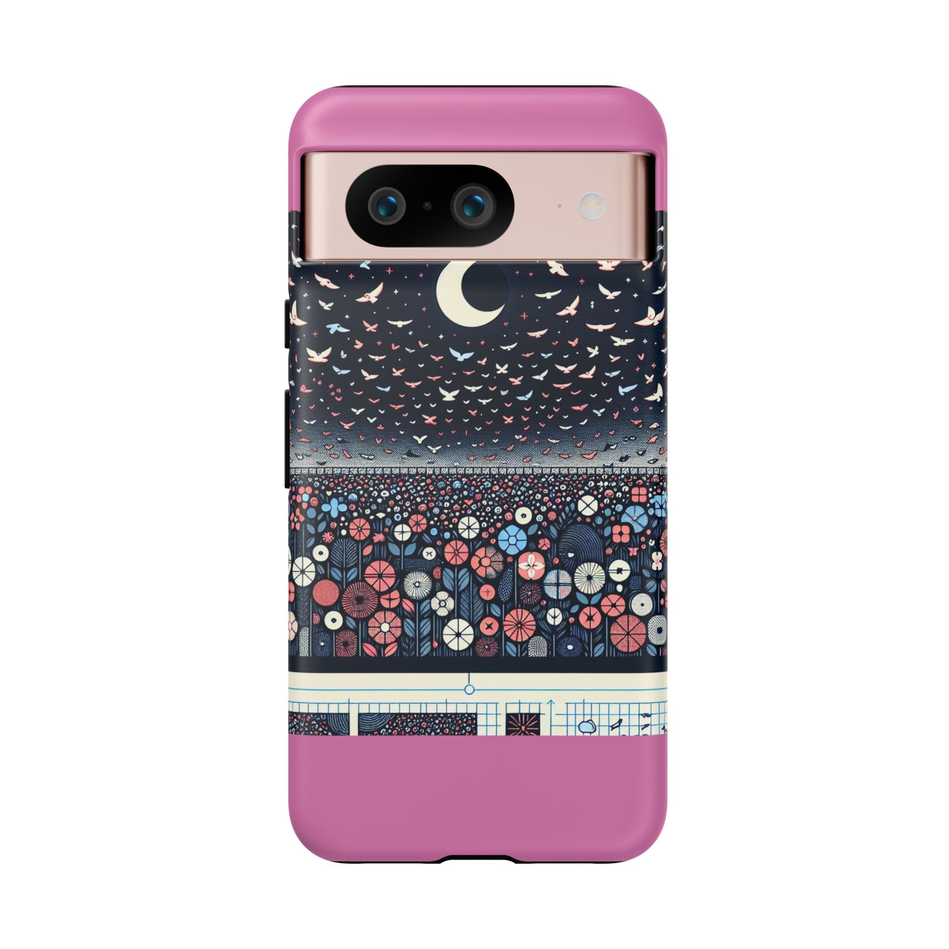 Floral Phone Case, Tough Cases for iPhone, Nature-Inspired Design, Gift for Her, Stylish Protection, Trending Accessory