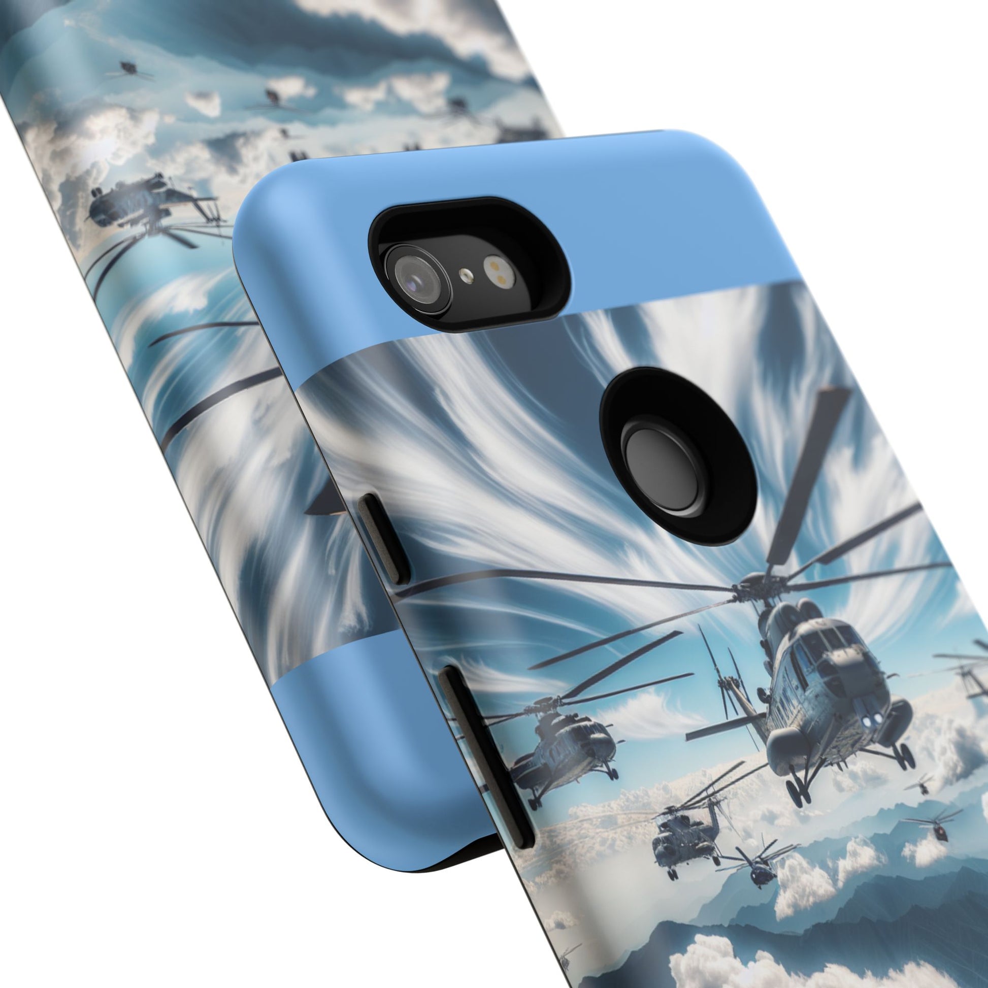 Tough Cases - Helicopter Design Phone Case, Military Style Cover, Unique Gift for Aviation Lovers, Durable Phone Protector, Hobbyist [...]
