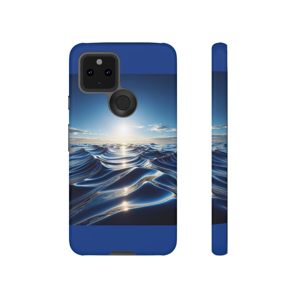 Ocean Wave Phone Case, Tough Phone Cover, Stylish Cell Case, Gift for Beach Lovers, Customizable Phone Accessory