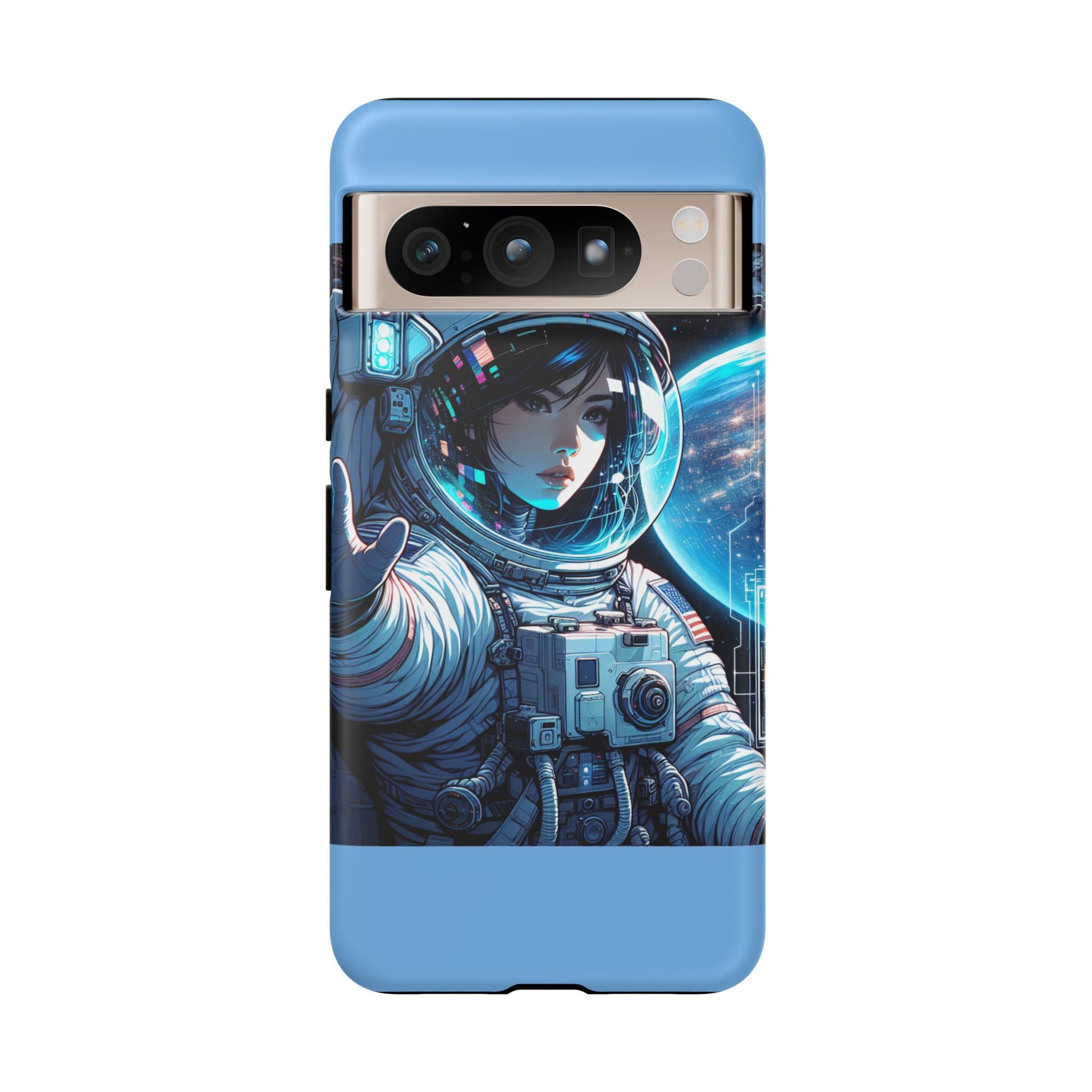 Astronaut Phone Case, Space-Themed Tough Case, Unique Gift for Science Lovers, Trendy Protection for Smartphones, Cool Tech Accessories