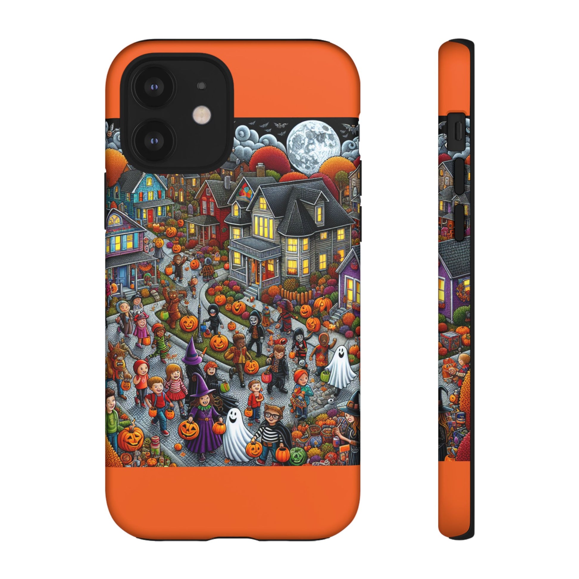 Halloween Phone Case, Tough Cases for Spooky Season, Fall Decor, Trick or Treat, Pumpkin Lovers, Ghost Design