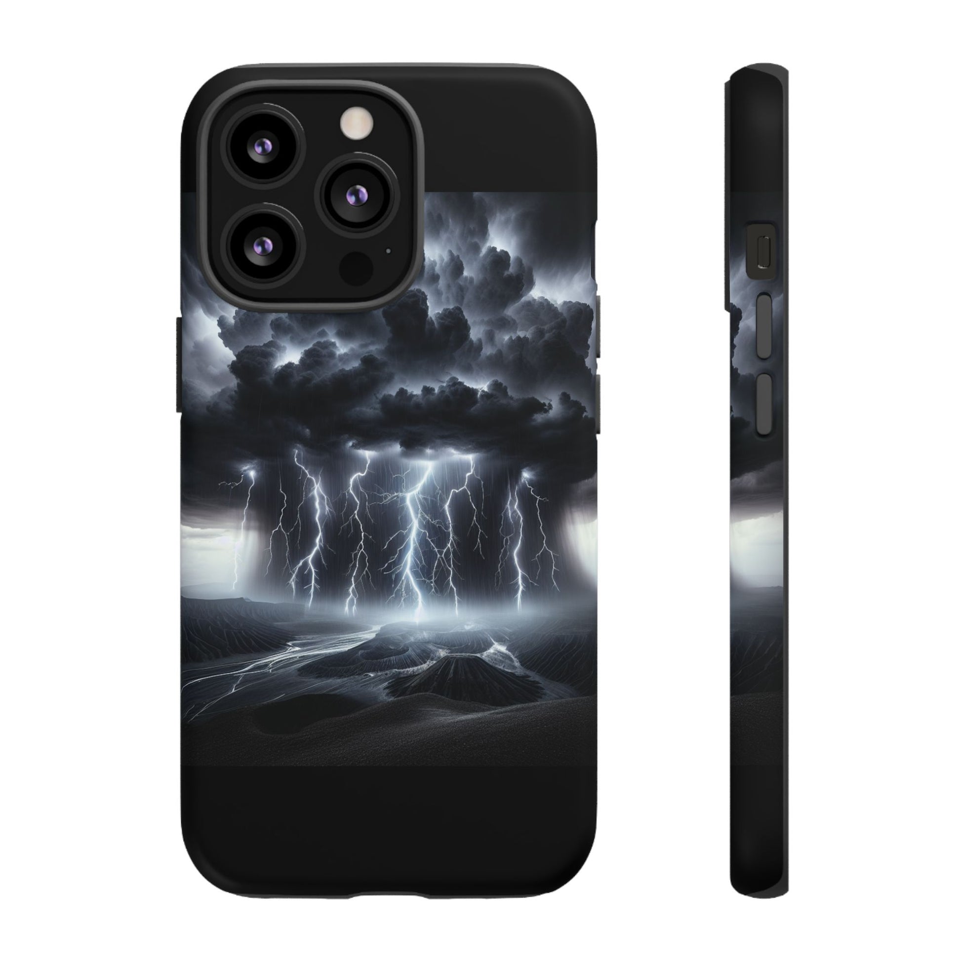 Tough Cases for the Bold: Stormy Thunder Phone Case, Lightning Protection, Durable Cover for Adventurers, Unique Gift for Nature [...]