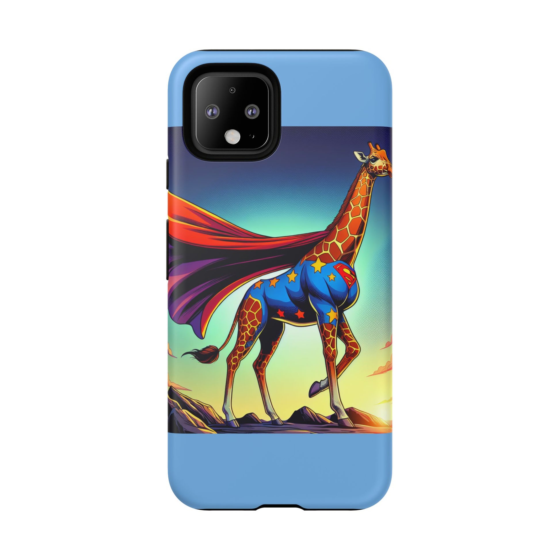 Superhero Giraffe Phone Case | Tough Cases, Unique Gifts, Animal Lover Accessories, Fun Tech Protectors, Cute Phone Covers, Birthday Gift