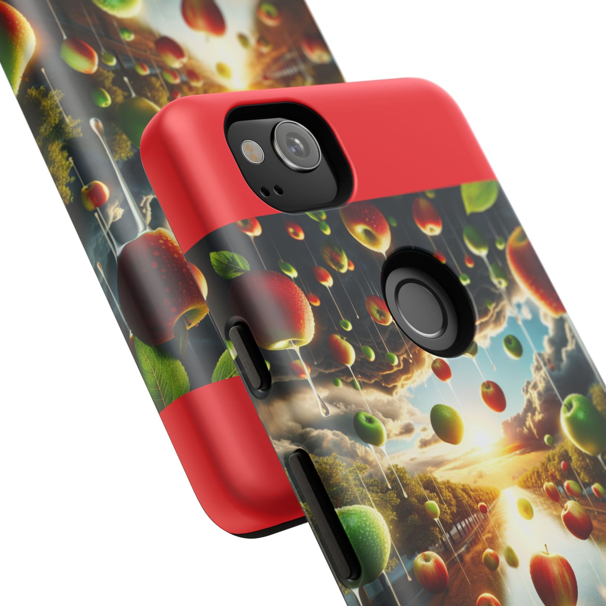 Vibrant Phone Case with Artistic Apple Design, Unique Gift for Art Lovers, Trendy Accessory for Any Occasion, Stylish Smartphone Cover