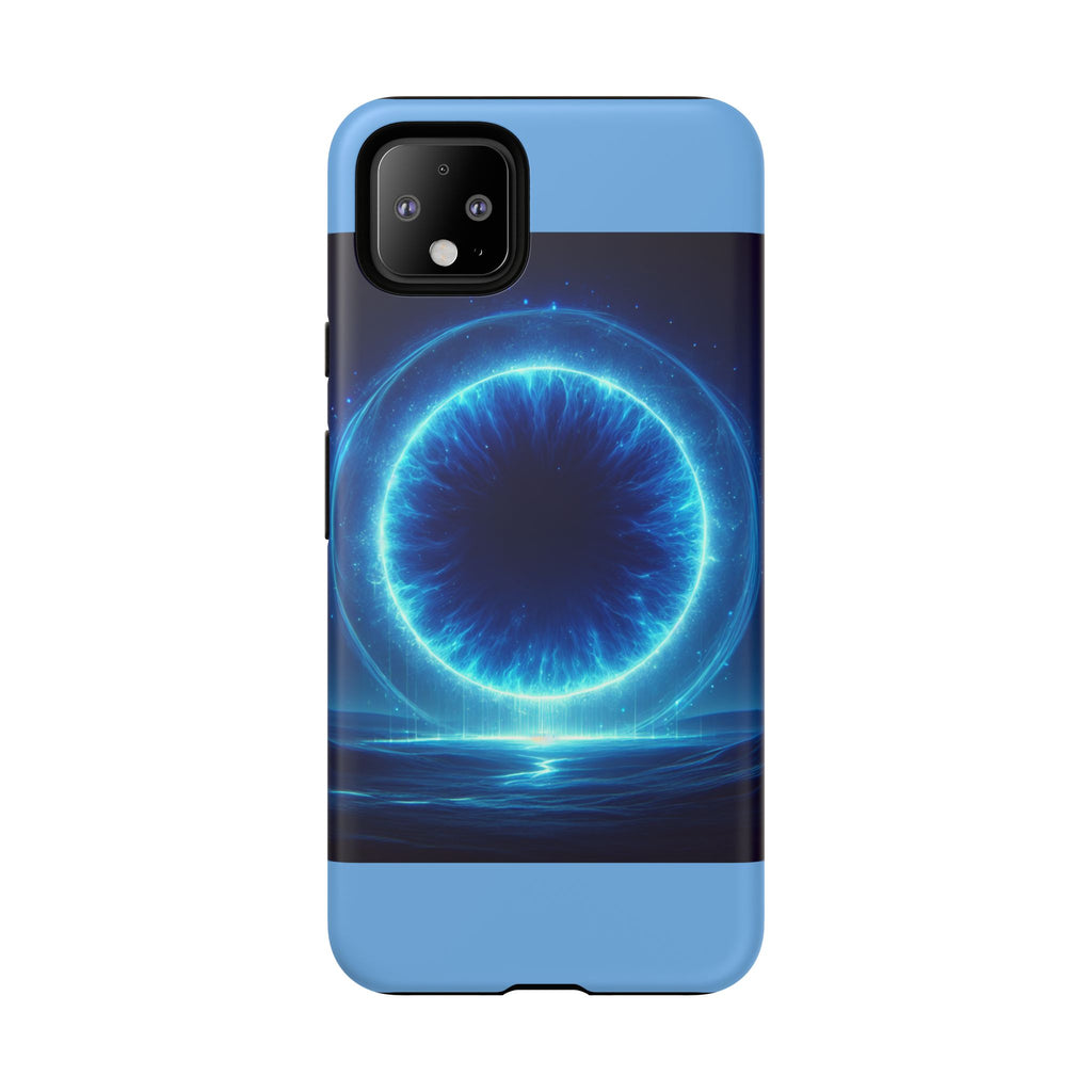 Blue Galaxy Phone Case, Tough Phone Cover, Cosmic Protection Case, Space Design, Gift for Space Lovers