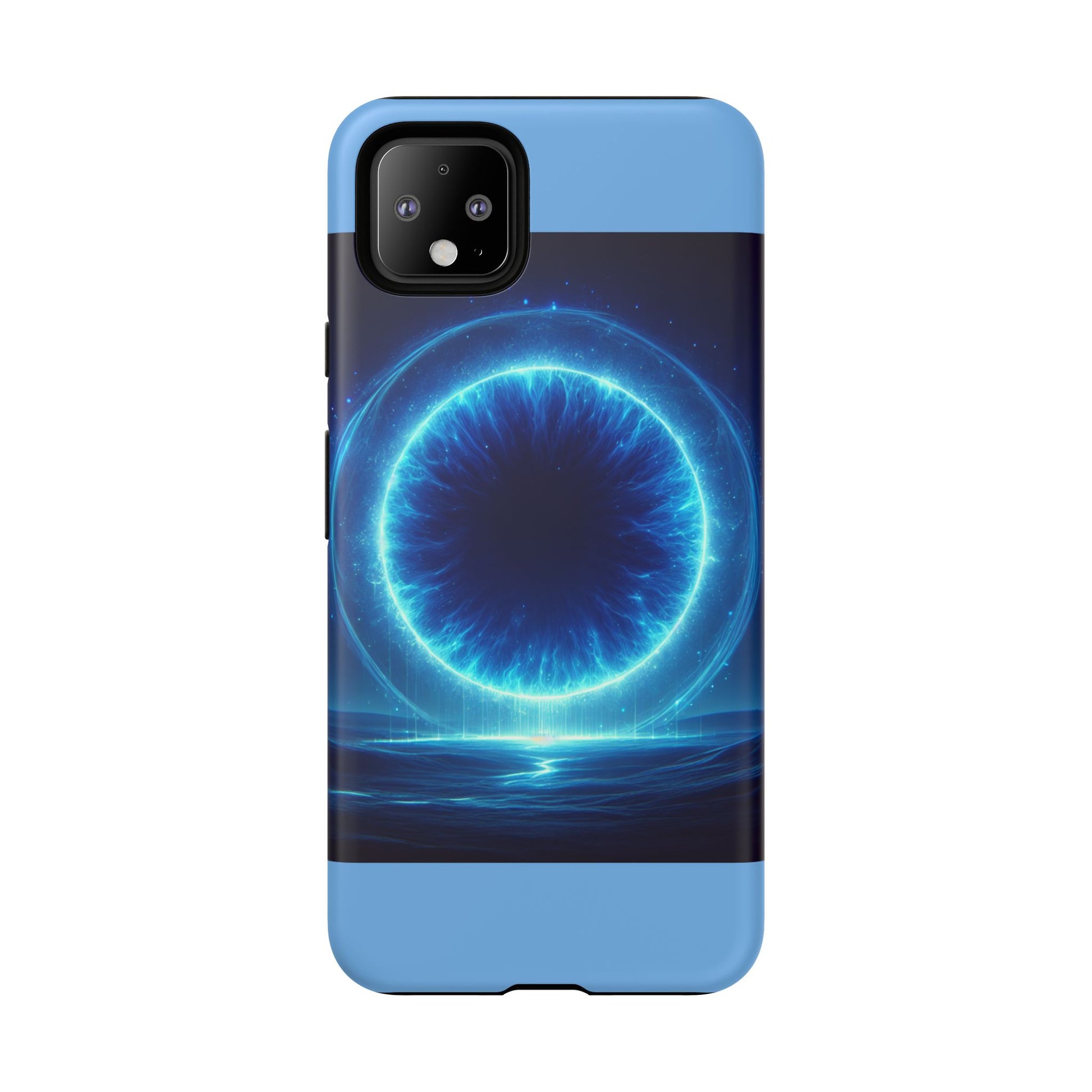Blue Galaxy Phone Case, Tough Phone Cover, Cosmic Protection Case, Space Design, Gift for Space Lovers