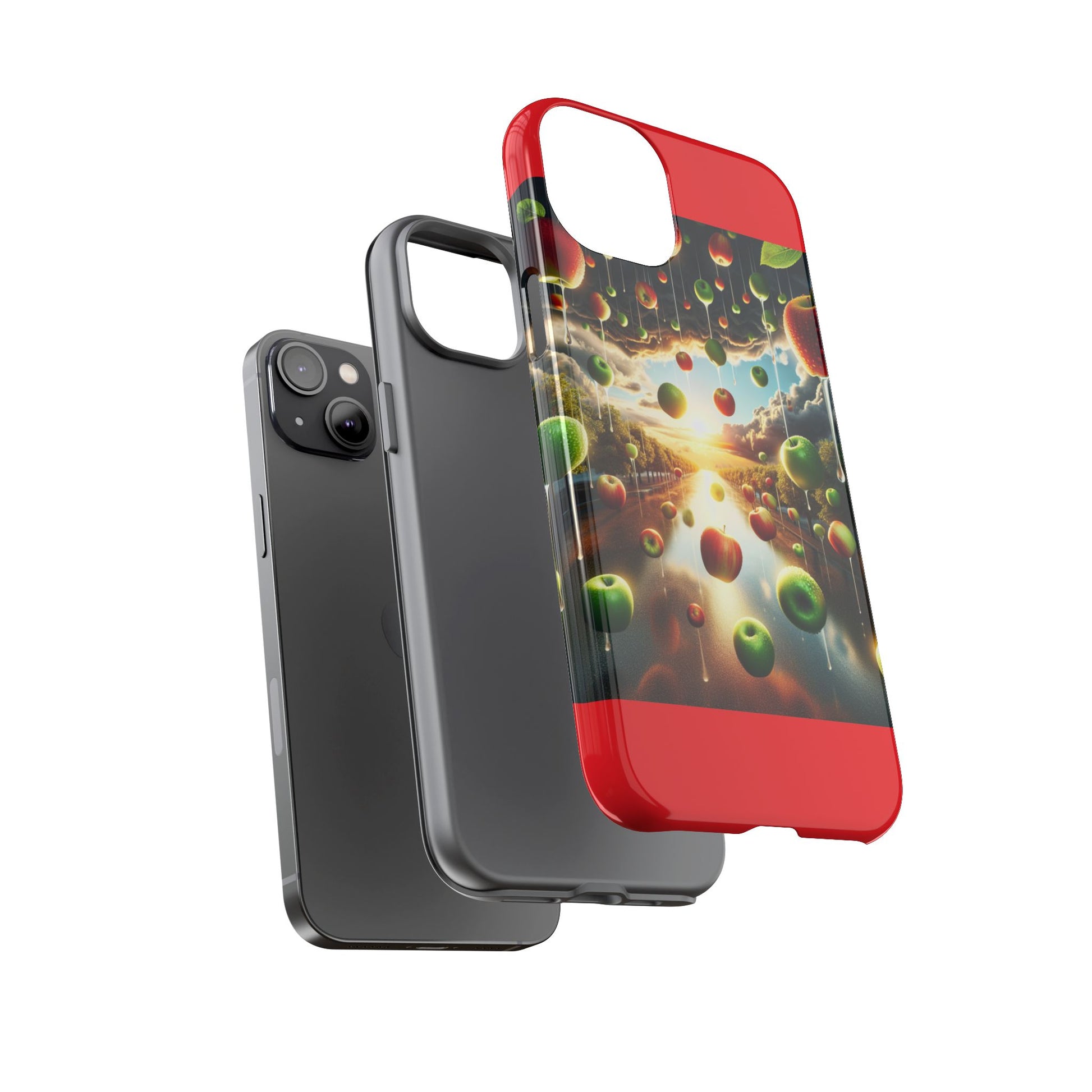 Vibrant Phone Case with Artistic Apple Design, Unique Gift for Art Lovers, Trendy Accessory for Any Occasion, Stylish Smartphone Cover