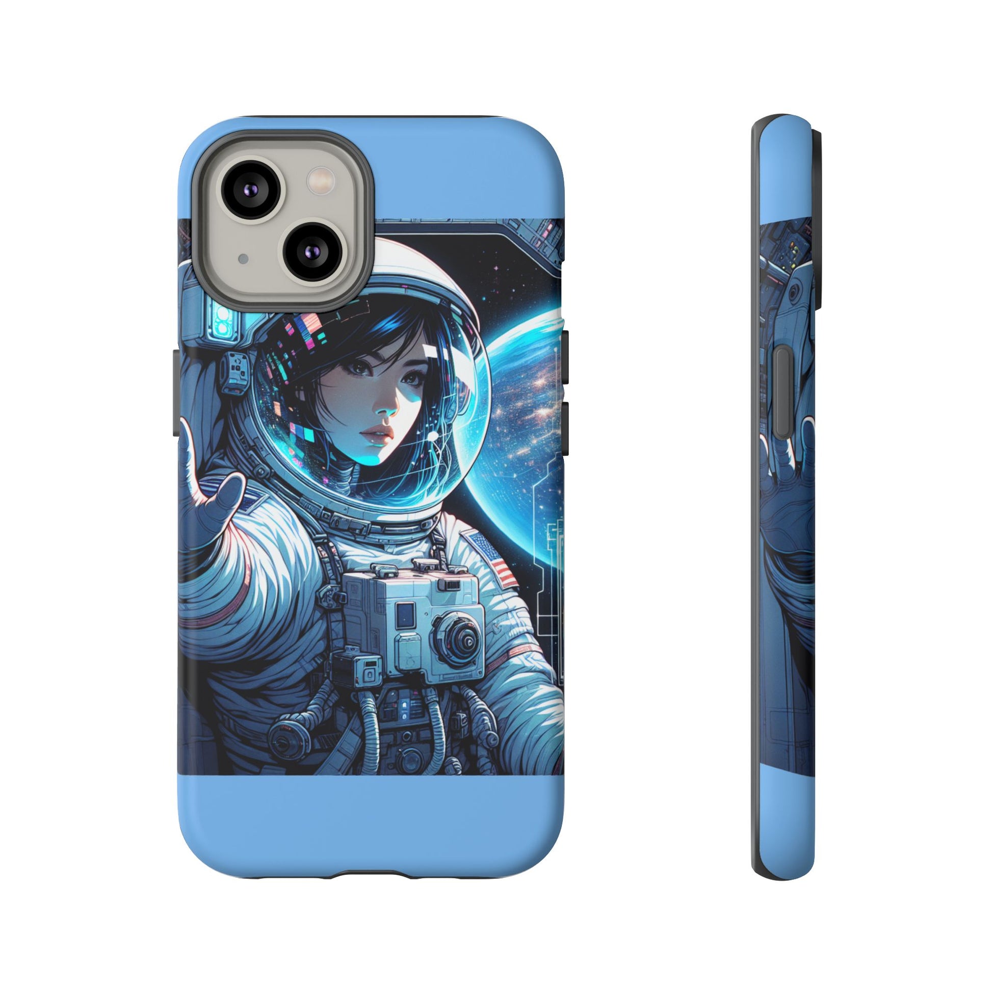 Astronaut Phone Case, Space-Themed Tough Case, Unique Gift for Science Lovers, Trendy Protection for Smartphones, Cool Tech Accessories