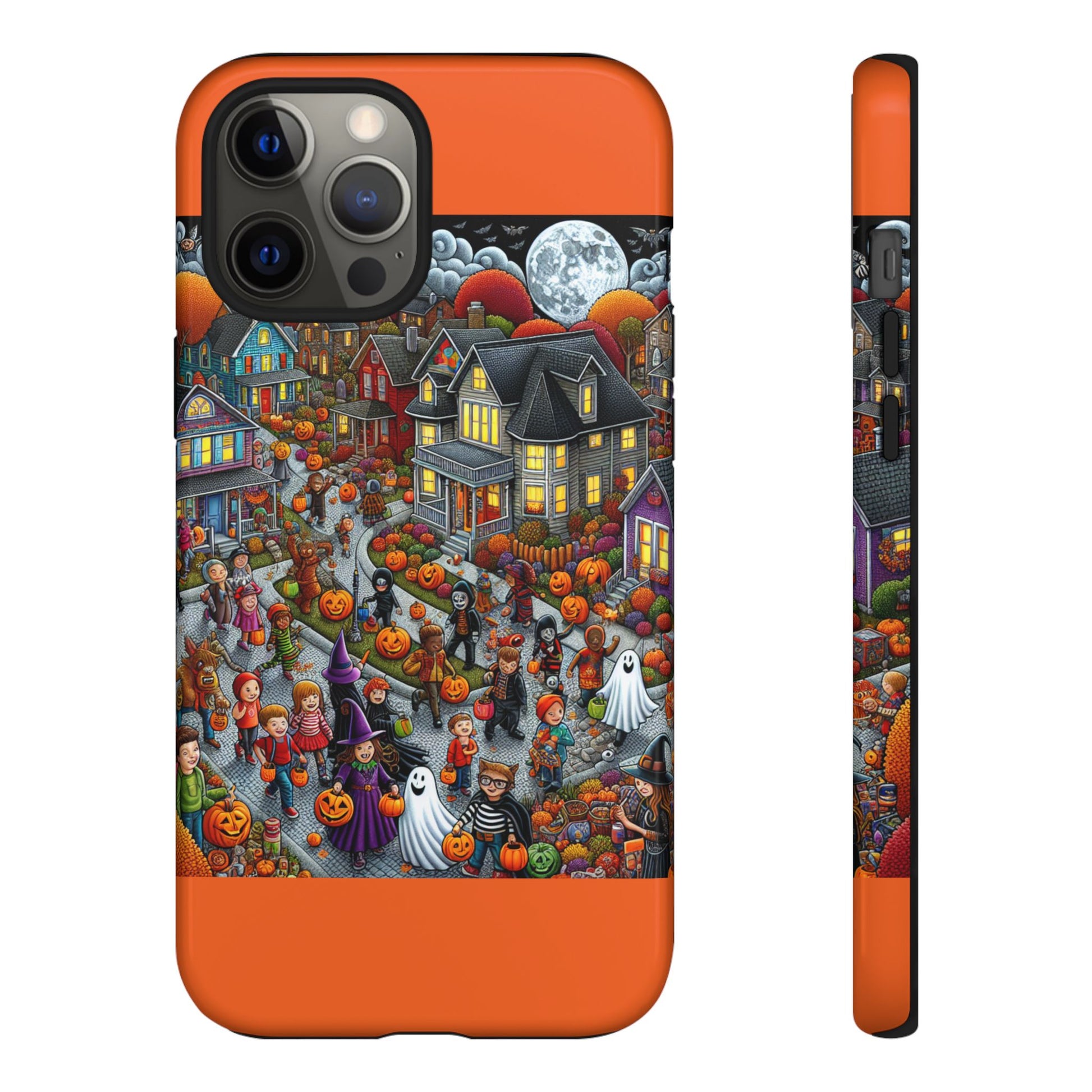 Halloween Phone Case, Tough Cases for Spooky Season, Fall Decor, Trick or Treat, Pumpkin Lovers, Ghost Design