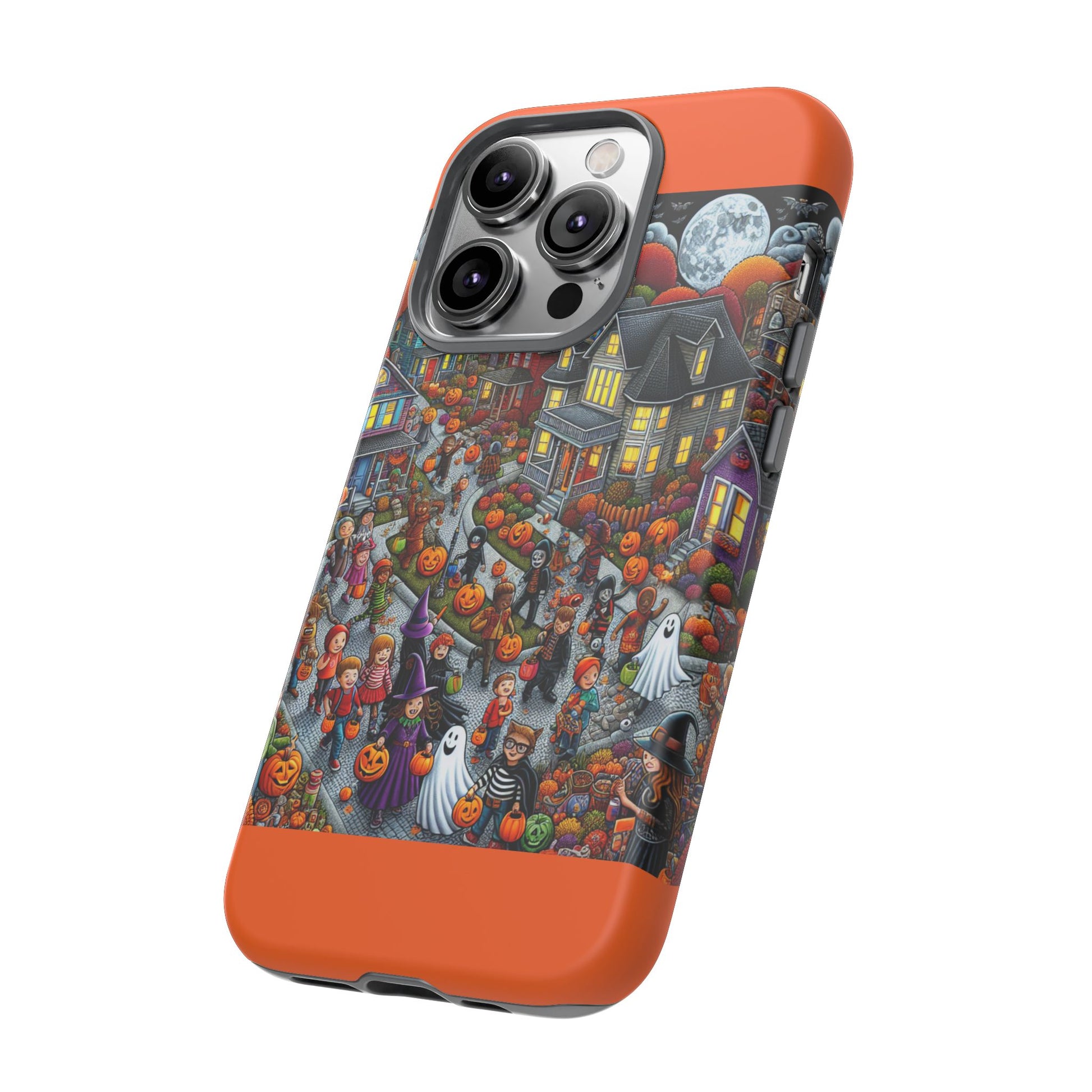 Halloween Phone Case, Tough Cases for Spooky Season, Fall Decor, Trick or Treat, Pumpkin Lovers, Ghost Design