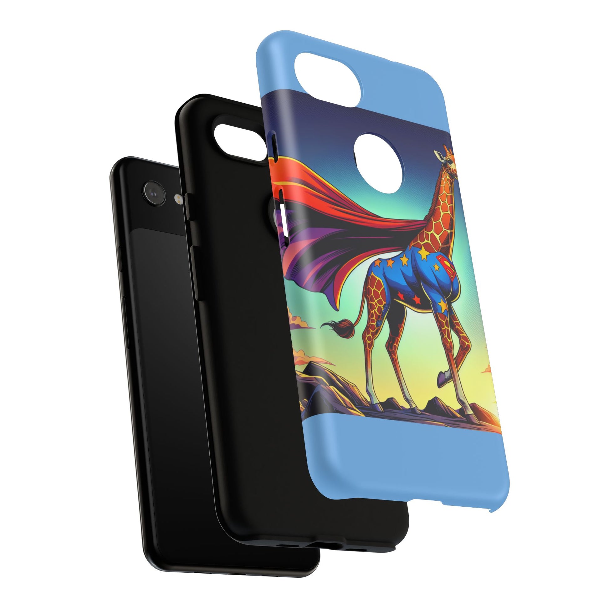 Superhero Giraffe Phone Case | Tough Cases, Unique Gifts, Animal Lover Accessories, Fun Tech Protectors, Cute Phone Covers, Birthday Gift