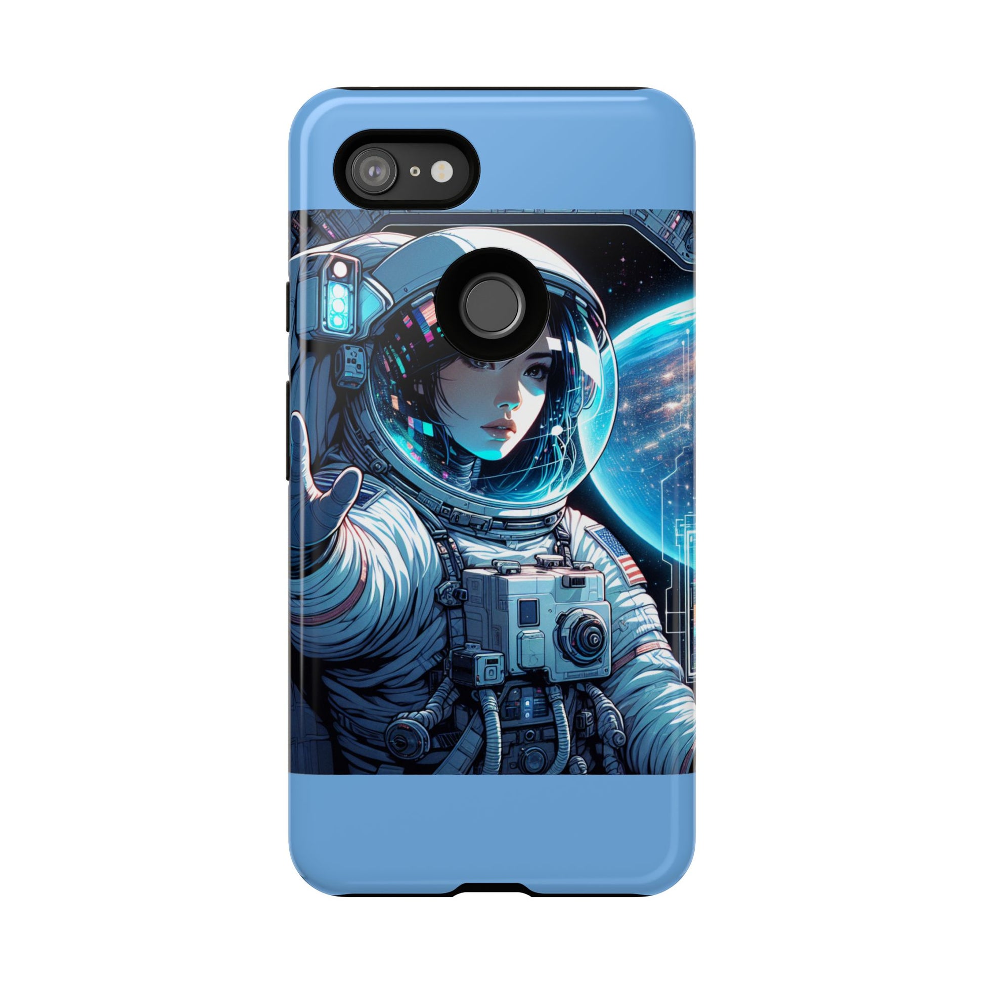 Astronaut Phone Case, Space-Themed Tough Case, Unique Gift for Science Lovers, Trendy Protection for Smartphones, Cool Tech Accessories