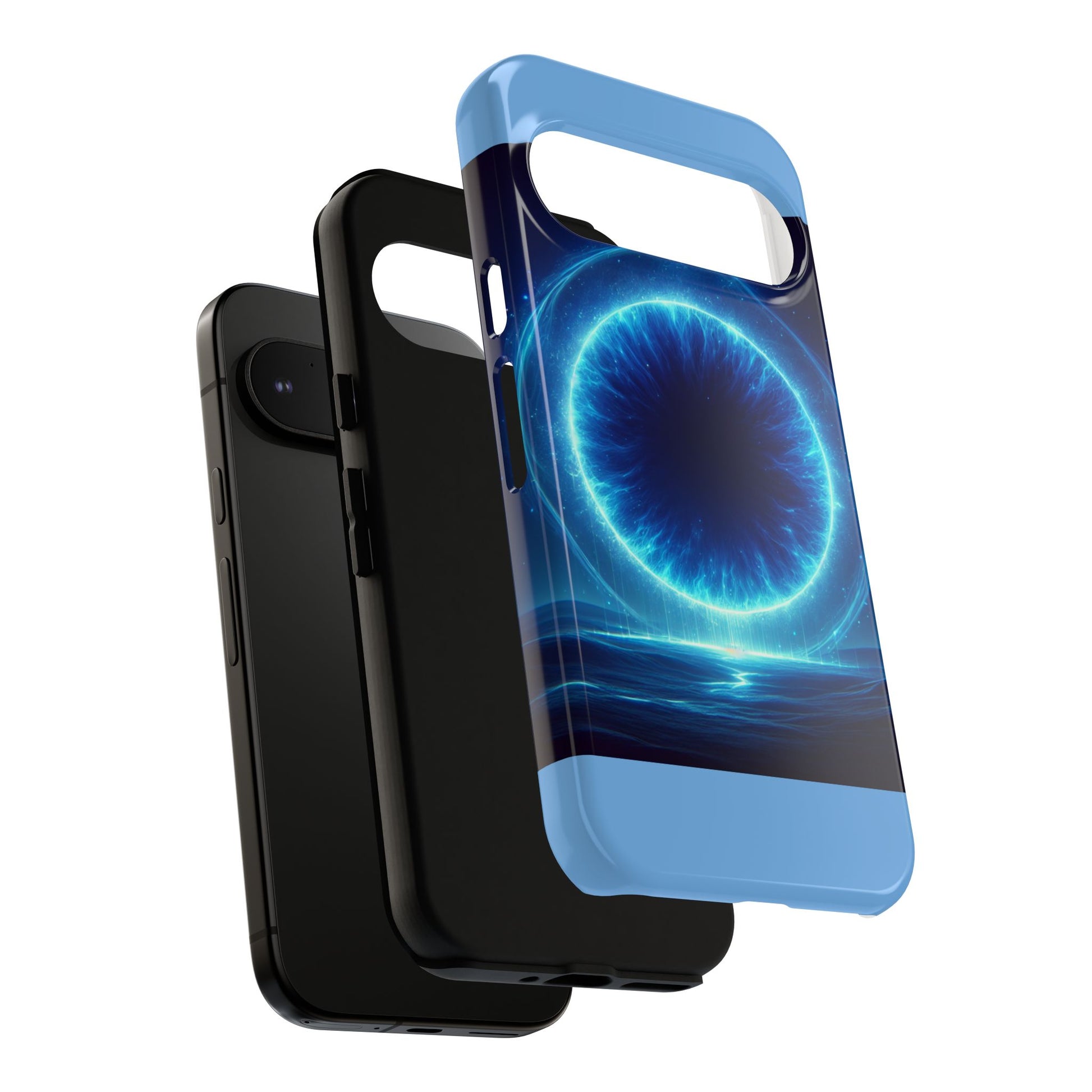 Blue Galaxy Phone Case, Tough Phone Cover, Cosmic Protection Case, Space Design, Gift for Space Lovers