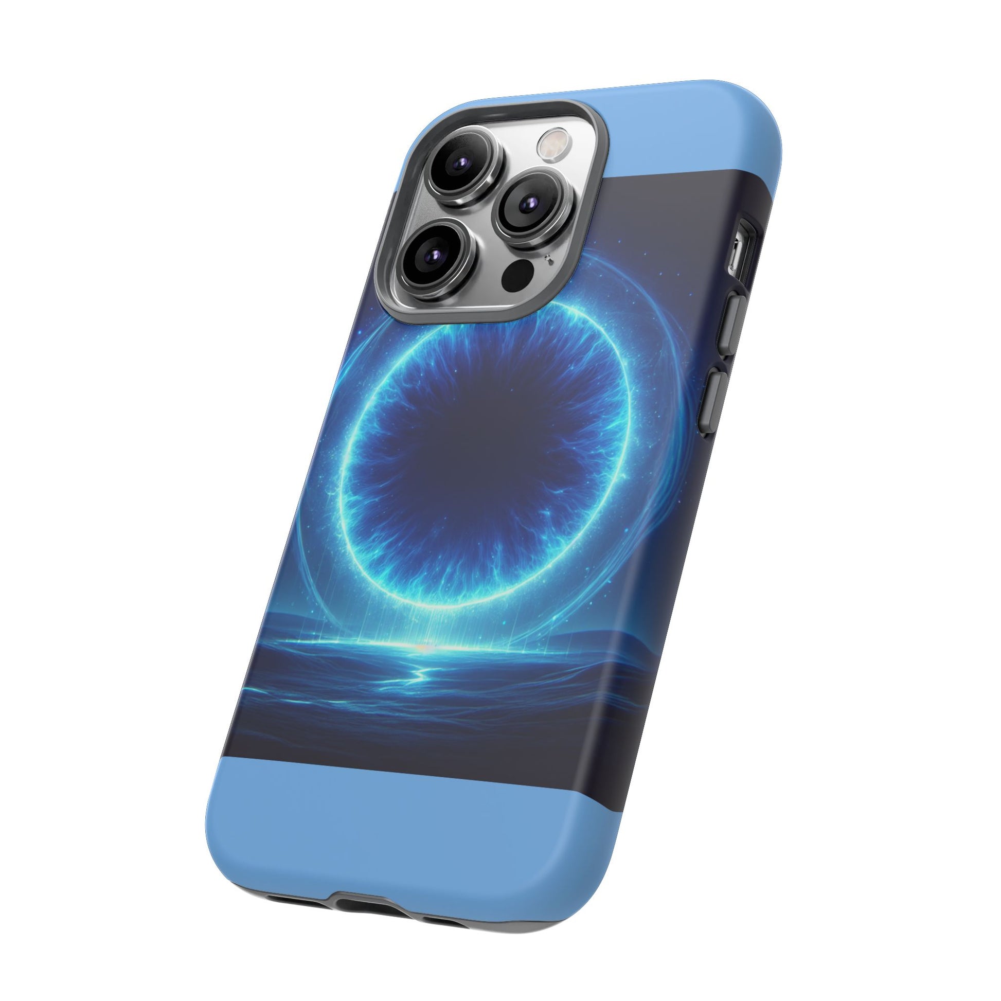 Blue Galaxy Phone Case, Tough Phone Cover, Cosmic Protection Case, Space Design, Gift for Space Lovers