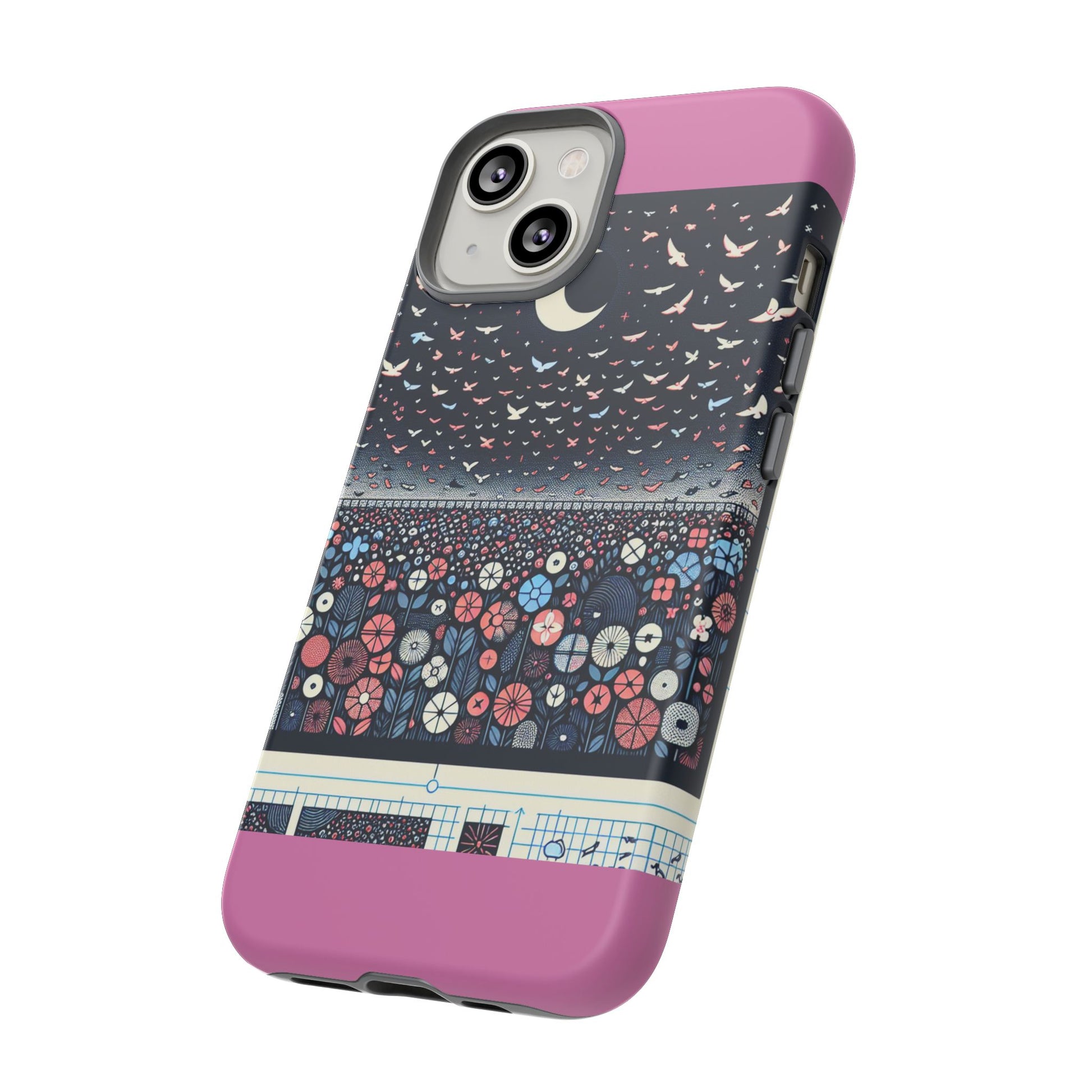 Floral Phone Case, Tough Cases for iPhone, Nature-Inspired Design, Gift for Her, Stylish Protection, Trending Accessory