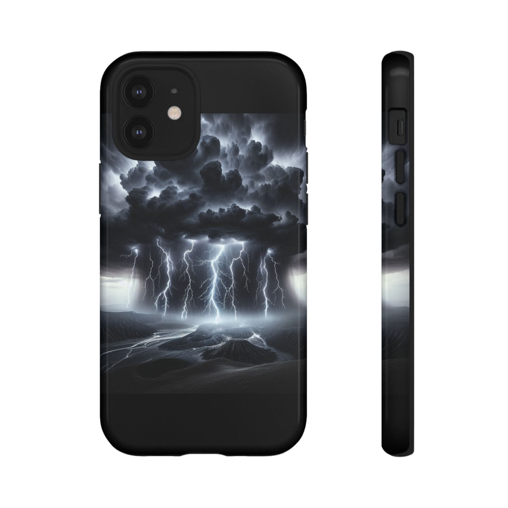 Tough Cases for the Bold: Stormy Thunder Phone Case, Lightning Protection, Durable Cover for Adventurers, Unique Gift for Nature [...]