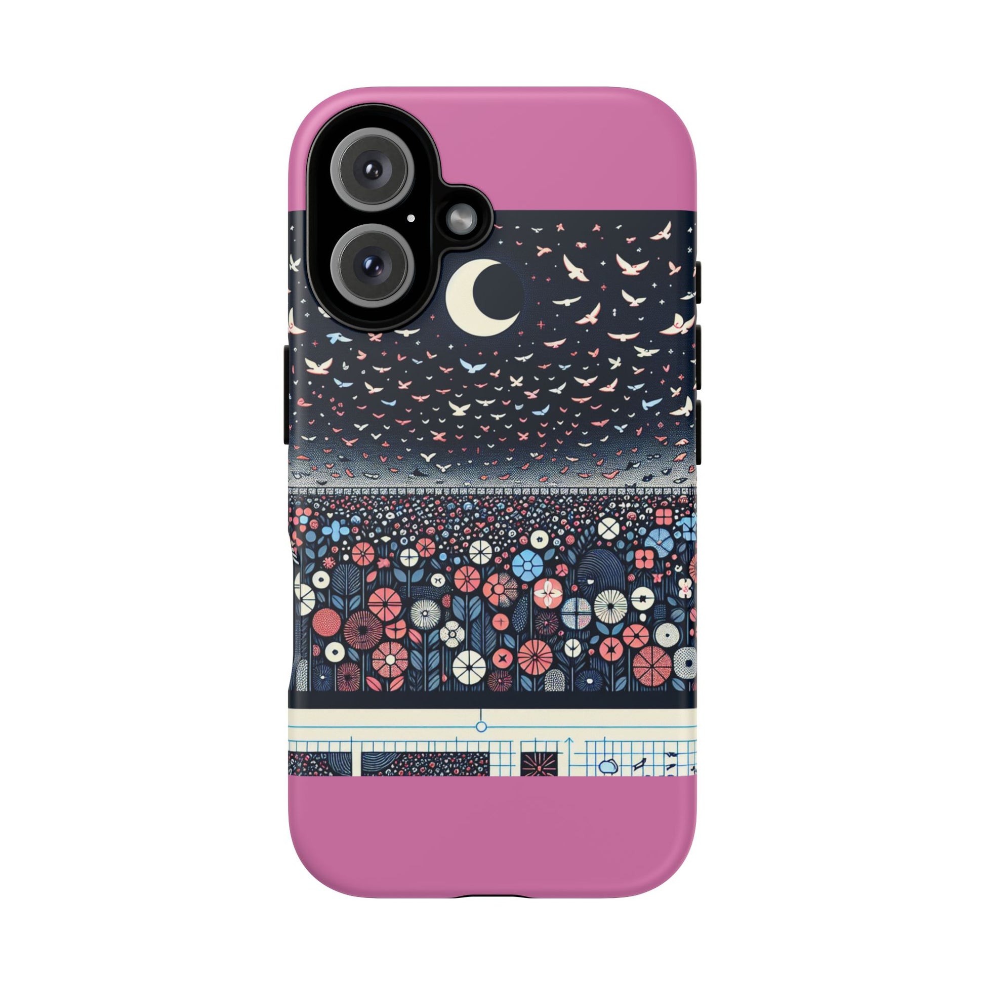 Floral Phone Case, Tough Cases for iPhone, Nature-Inspired Design, Gift for Her, Stylish Protection, Trending Accessory