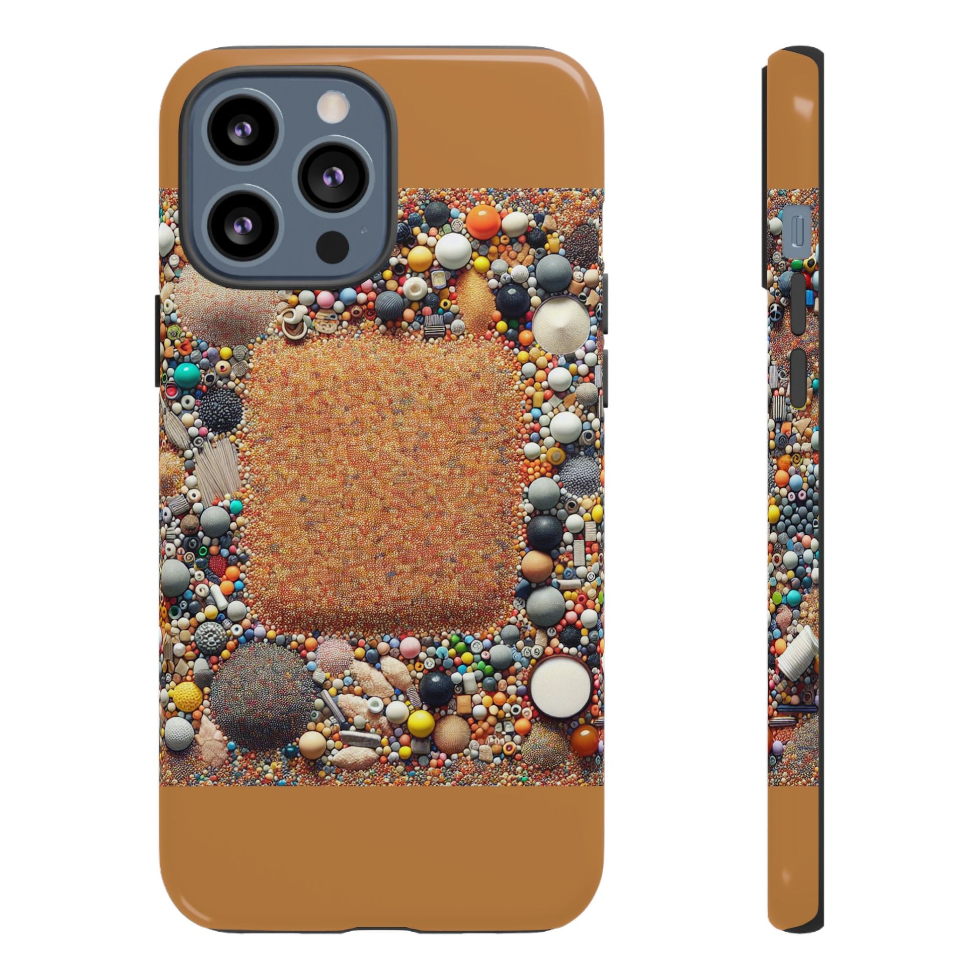 Colorful Phone Case with Unique Texture, Tough Case, Phone Accessory, Trendy Design, Gift for Tech Lovers, Durable Protection
