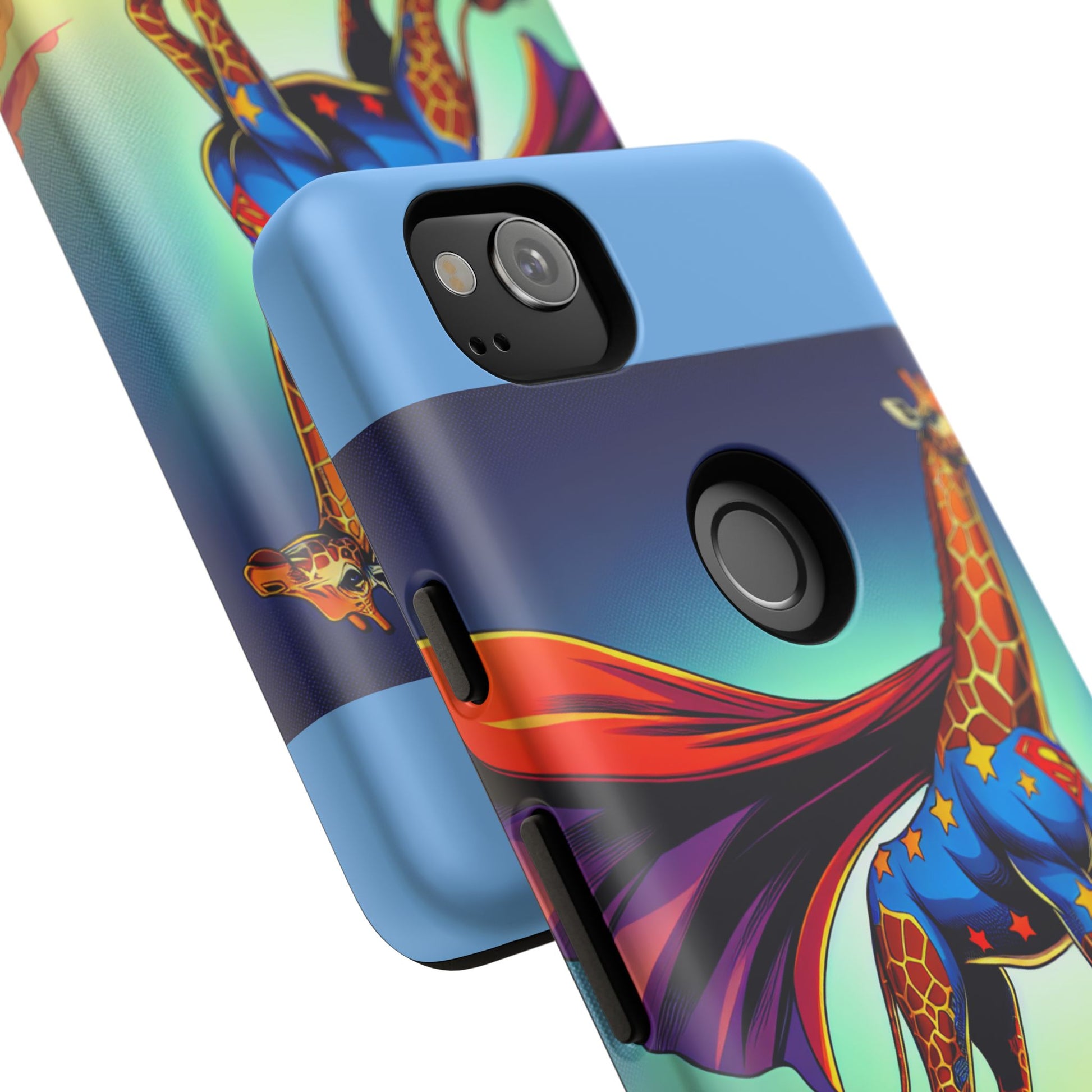 Superhero Giraffe Phone Case | Tough Cases, Unique Gifts, Animal Lover Accessories, Fun Tech Protectors, Cute Phone Covers, Birthday Gift