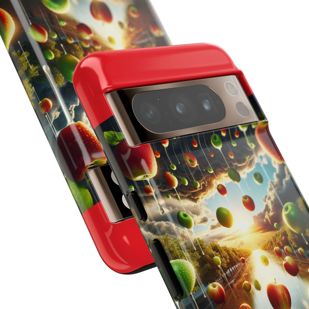 Vibrant Phone Case with Artistic Apple Design, Unique Gift for Art Lovers, Trendy Accessory for Any Occasion, Stylish Smartphone Cover