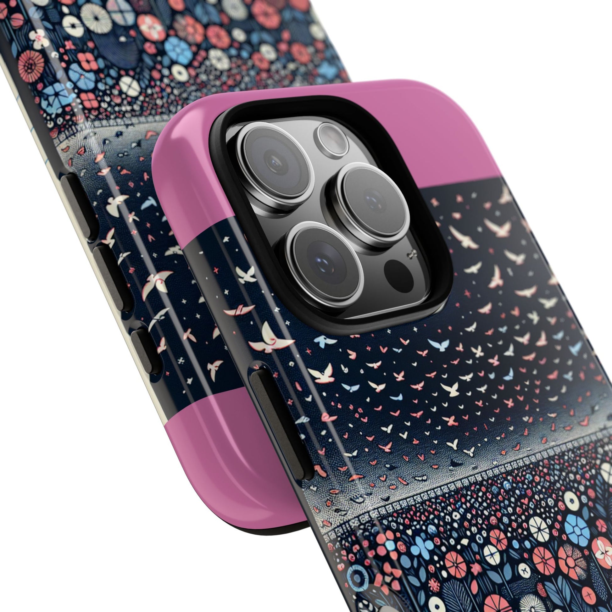 Floral Phone Case, Tough Cases for iPhone, Nature-Inspired Design, Gift for Her, Stylish Protection, Trending Accessory