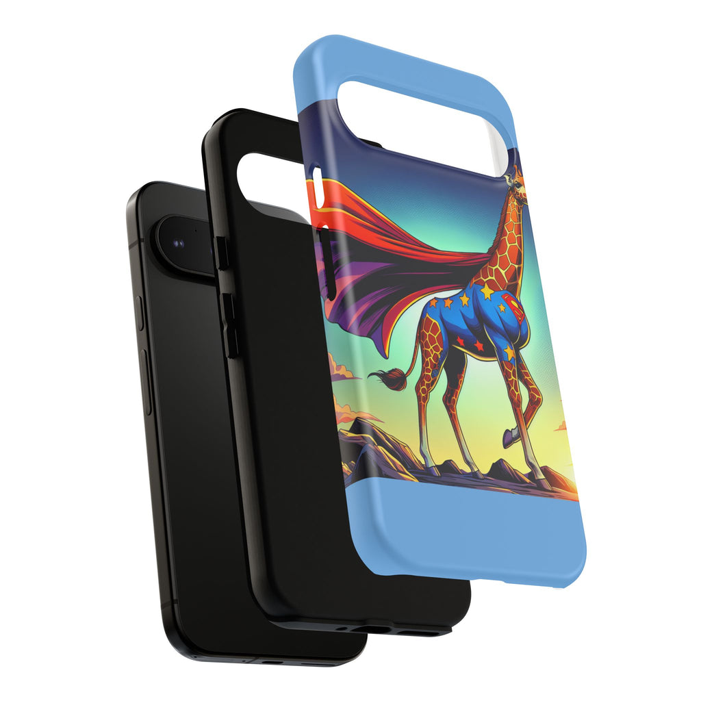 Superhero Giraffe Phone Case | Tough Cases, Unique Gifts, Animal Lover Accessories, Fun Tech Protectors, Cute Phone Covers, Birthday Gift