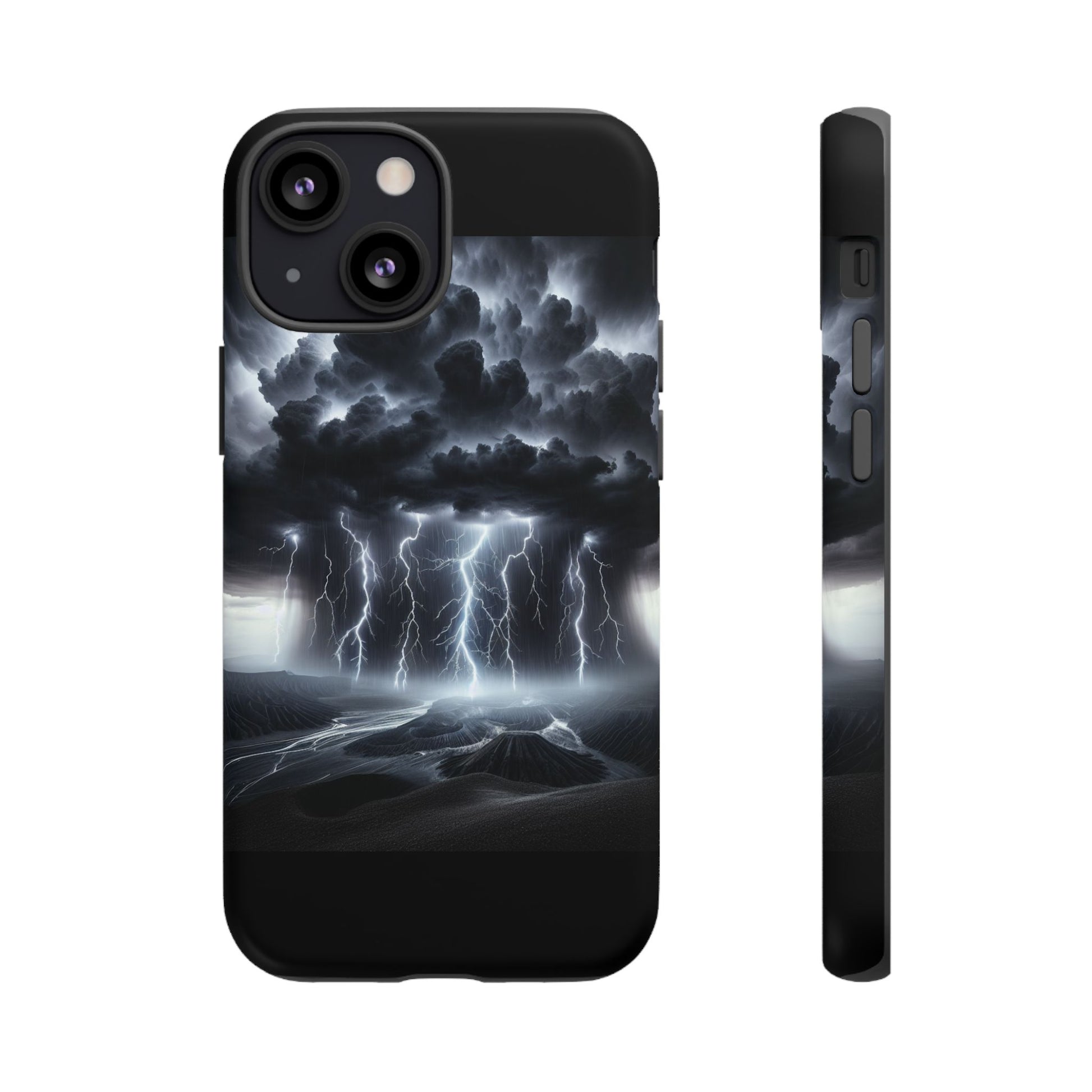 Tough Cases for the Bold: Stormy Thunder Phone Case, Lightning Protection, Durable Cover for Adventurers, Unique Gift for Nature [...]