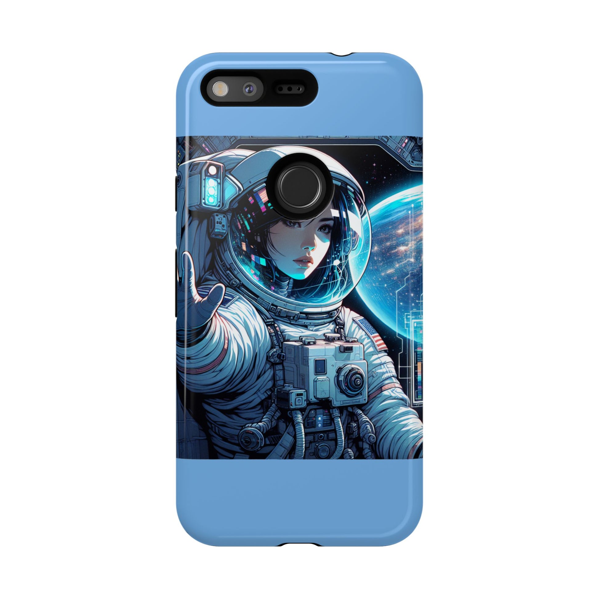 Astronaut Phone Case, Space-Themed Tough Case, Unique Gift for Science Lovers, Trendy Protection for Smartphones, Cool Tech Accessories