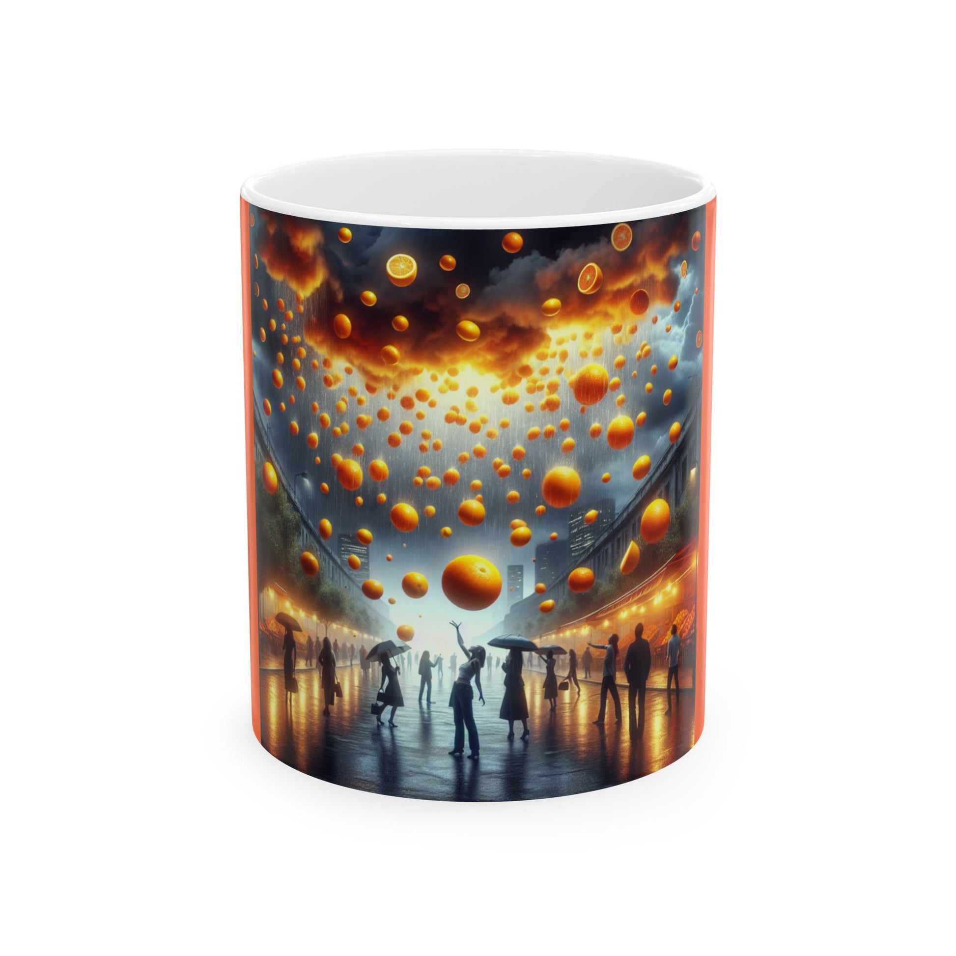 Ceramic Mug with Stunning Skyline Design - Perfect for Coffee Lovers, Gift for Friends, Home Decor, Unique Art Mug, Urban Vibe