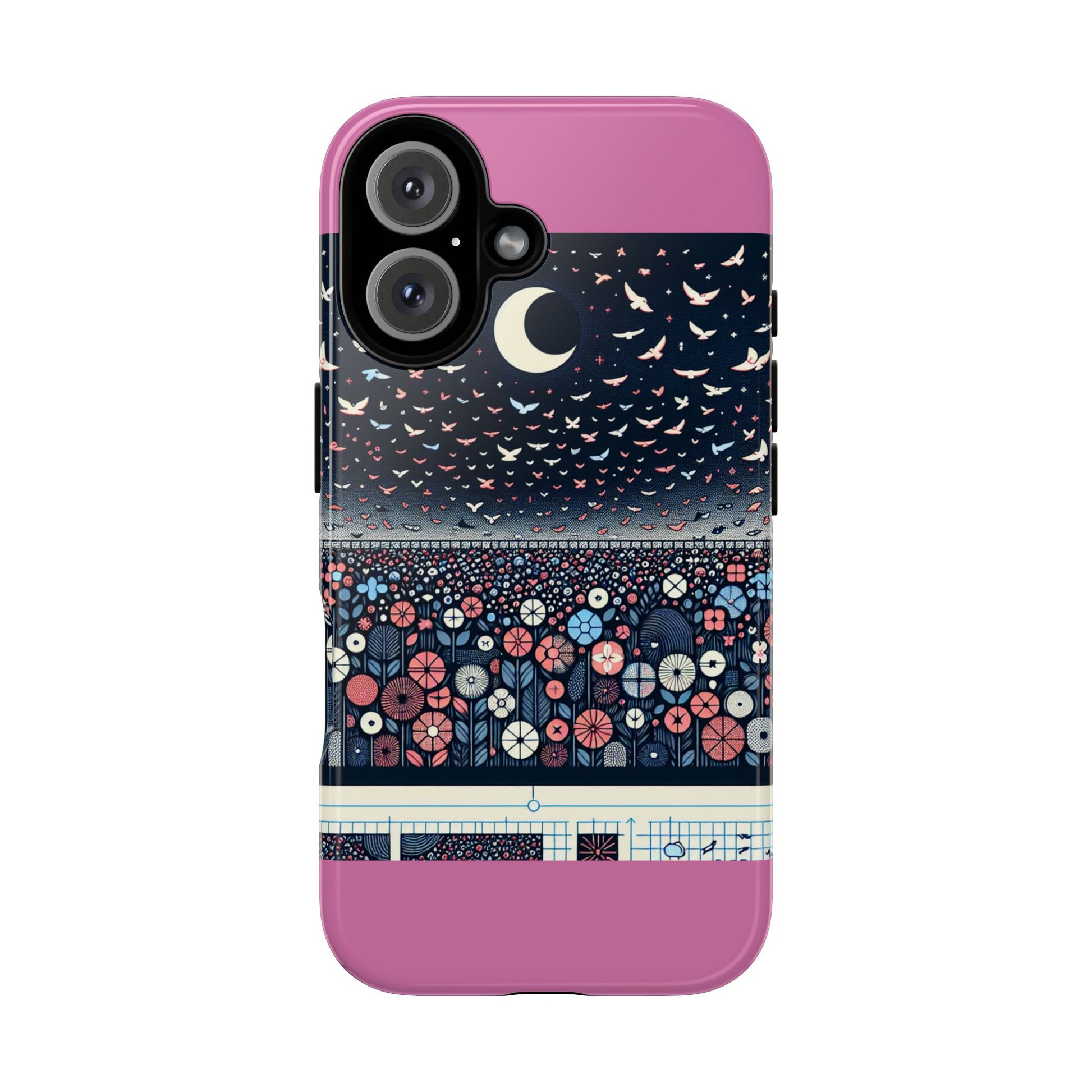 Floral Phone Case, Tough Cases for iPhone, Nature-Inspired Design, Gift for Her, Stylish Protection, Trending Accessory