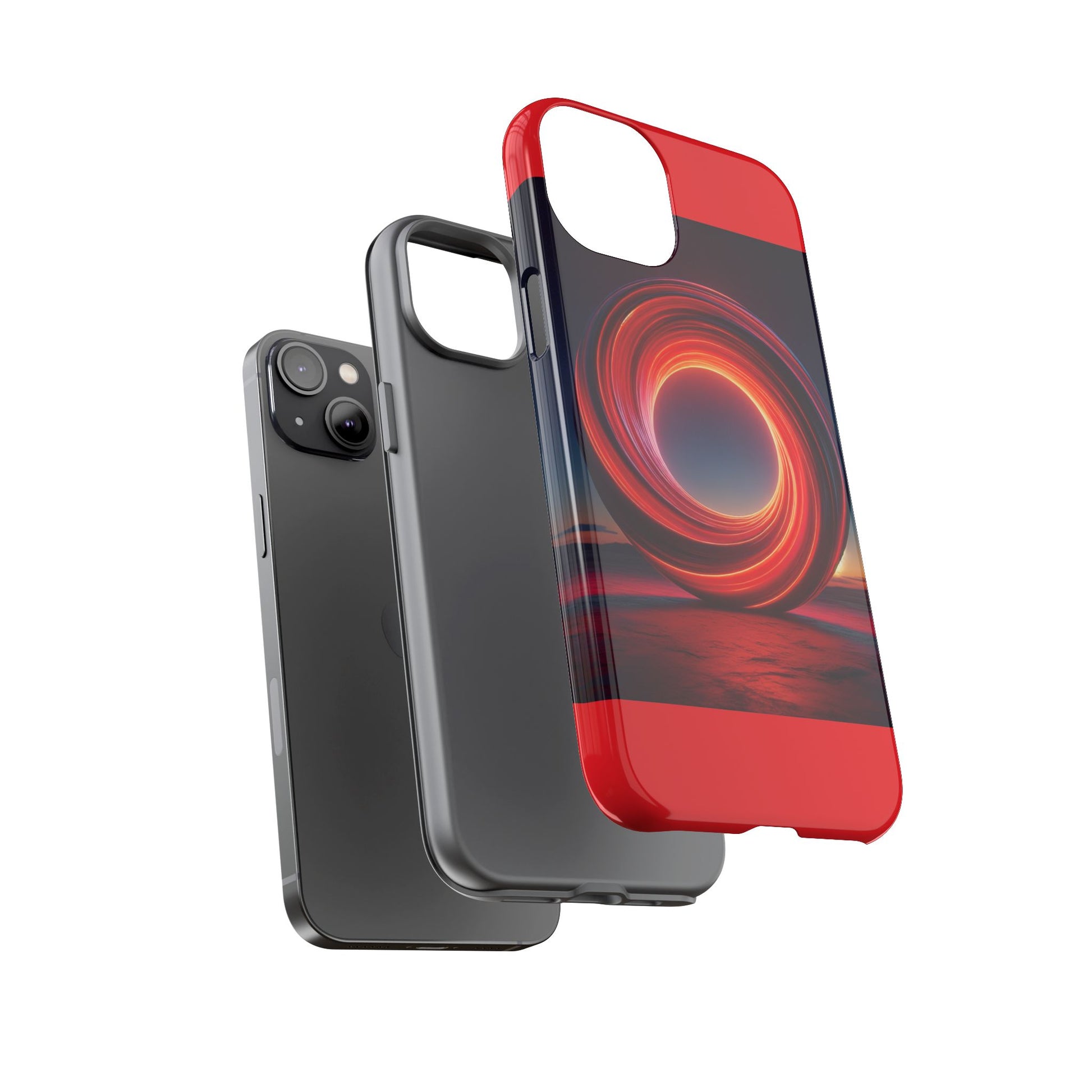 Vibrant Phone Case with Abstract Design, Tough Cases for Tech Lovers, Sleek Protection, Gift for Friends, Customizable Mobile Accessory
