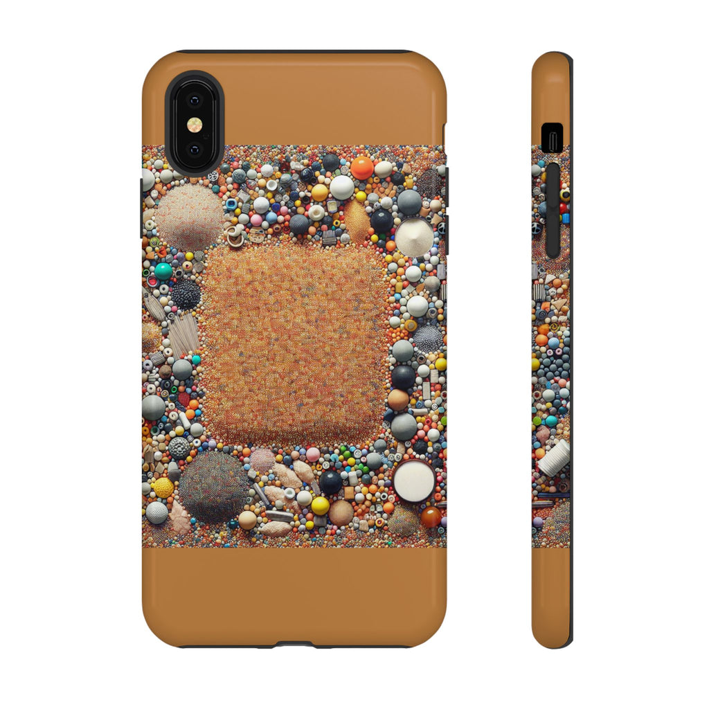 Colorful Phone Case with Unique Texture, Tough Case, Phone Accessory, Trendy Design, Gift for Tech Lovers, Durable Protection