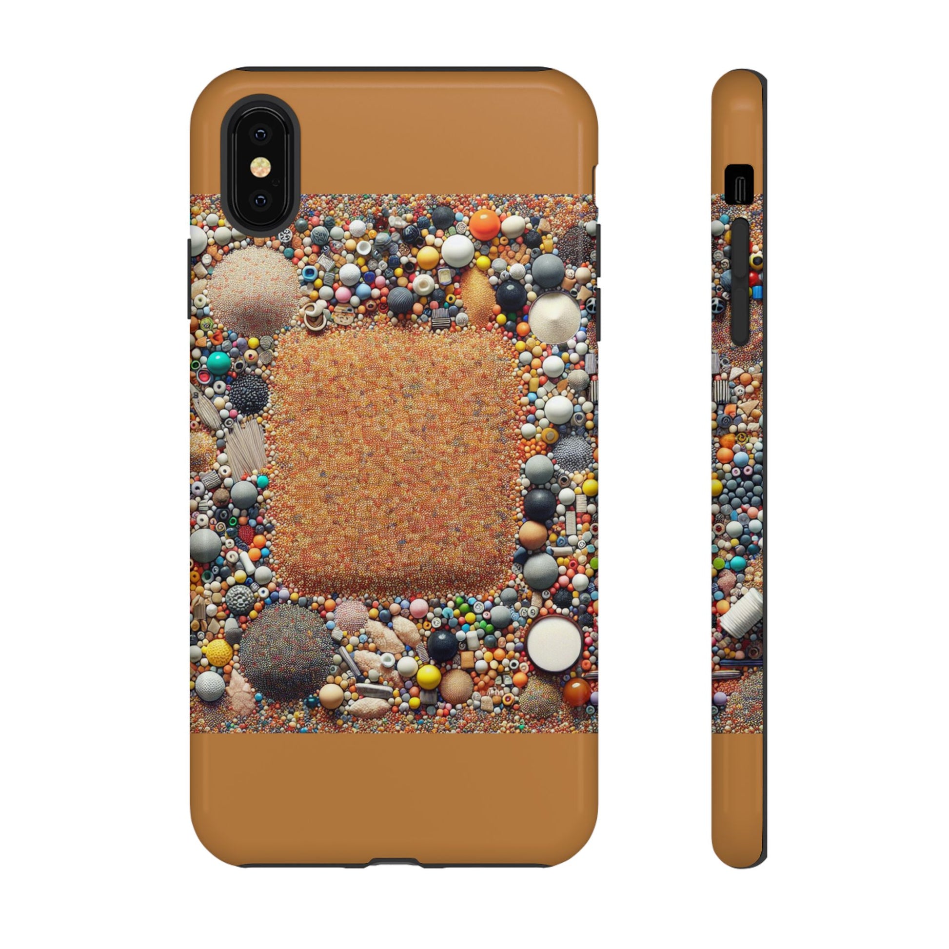 Colorful Phone Case with Unique Texture, Tough Case, Phone Accessory, Trendy Design, Gift for Tech Lovers, Durable Protection