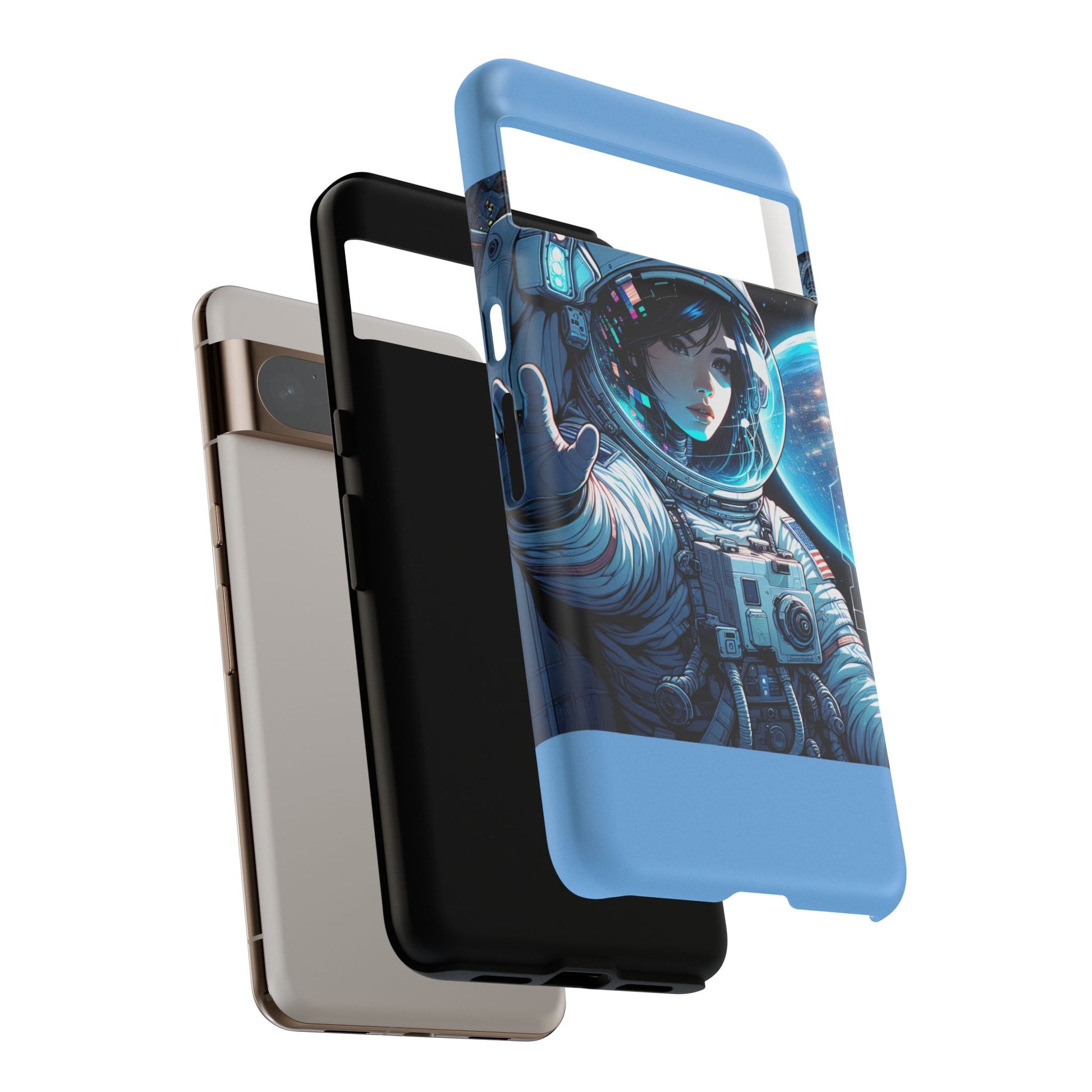 Astronaut Phone Case, Space-Themed Tough Case, Unique Gift for Science Lovers, Trendy Protection for Smartphones, Cool Tech Accessories