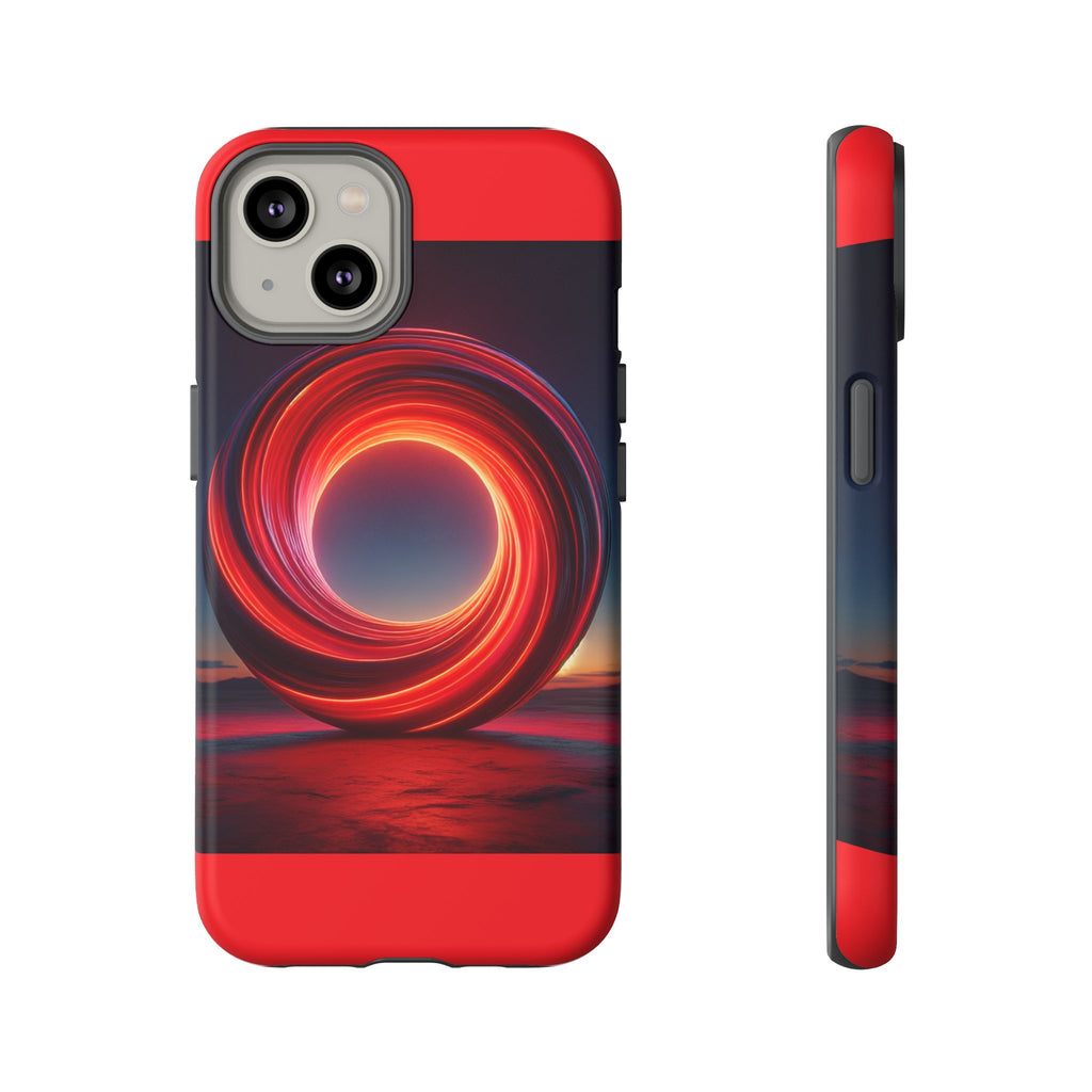 Vibrant Phone Case with Abstract Design, Tough Cases for Tech Lovers, Sleek Protection, Gift for Friends, Customizable Mobile Accessory