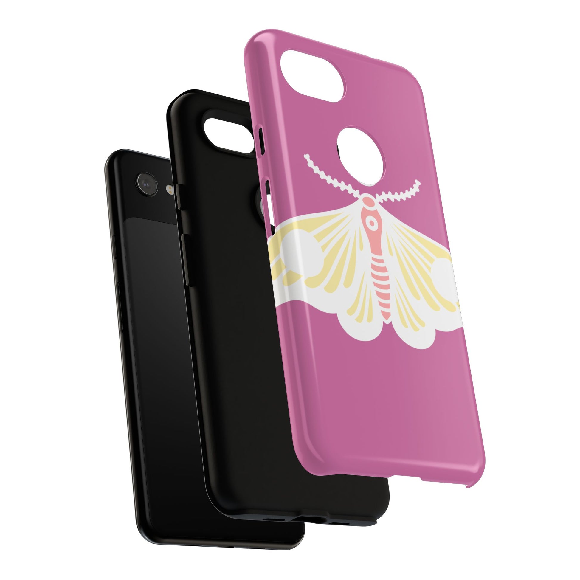 Colorful Moth Phone Case | Tough Cases for iPhone, Unique Gift, Nature Lovers, Boho Style, Trendy Accessories