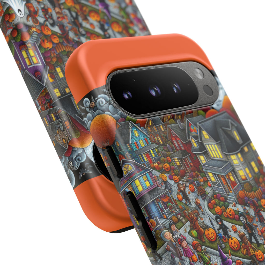 Halloween Phone Case, Tough Cases for Spooky Season, Fall Decor, Trick or Treat, Pumpkin Lovers, Ghost Design