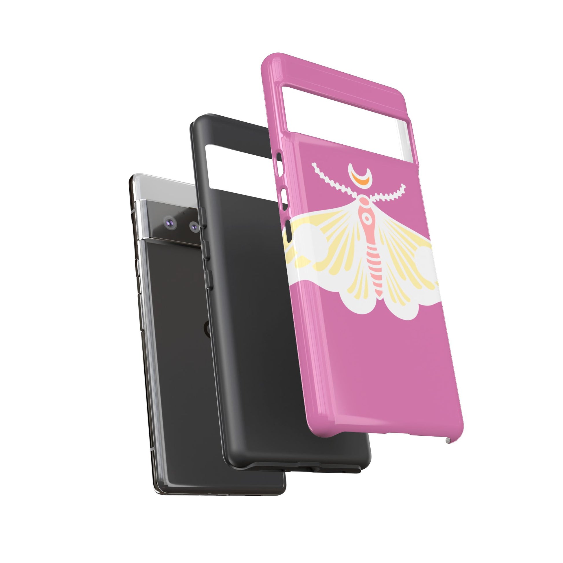 Colorful Moth Phone Case | Tough Cases for iPhone, Unique Gift, Nature Lovers, Boho Style, Trendy Accessories