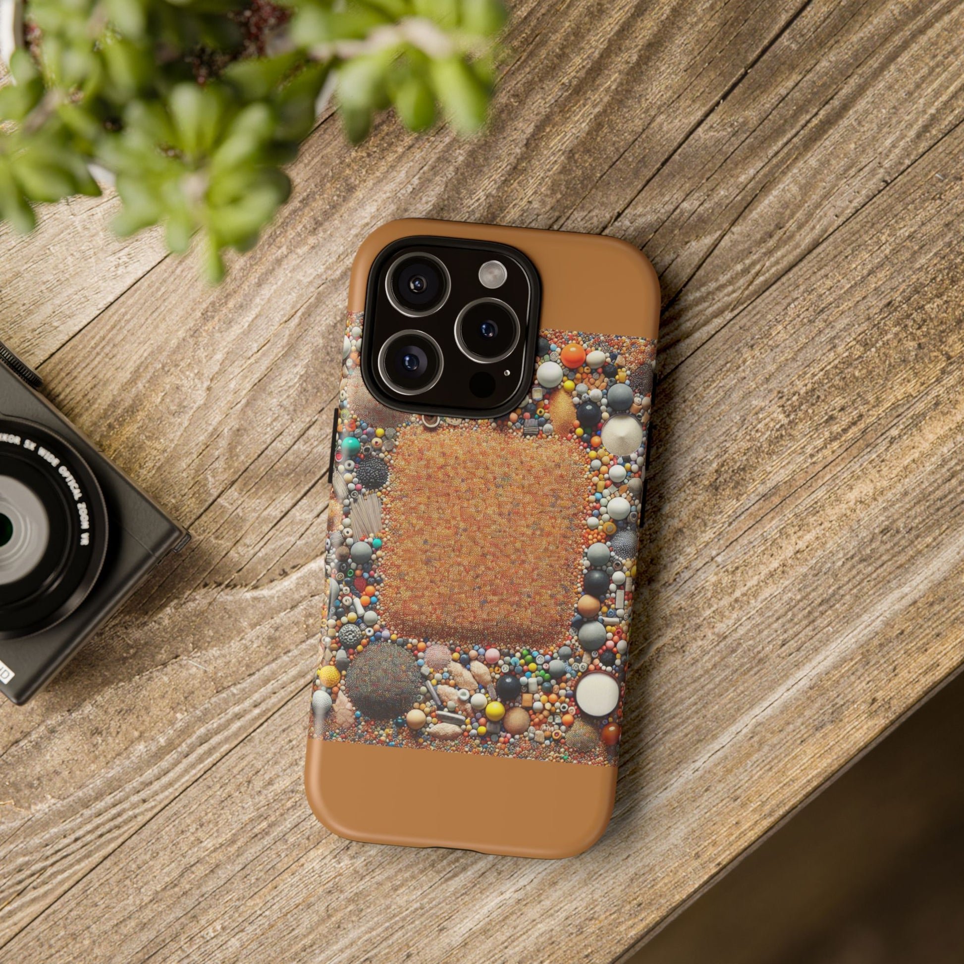 Colorful Phone Case with Unique Texture, Tough Case, Phone Accessory, Trendy Design, Gift for Tech Lovers, Durable Protection