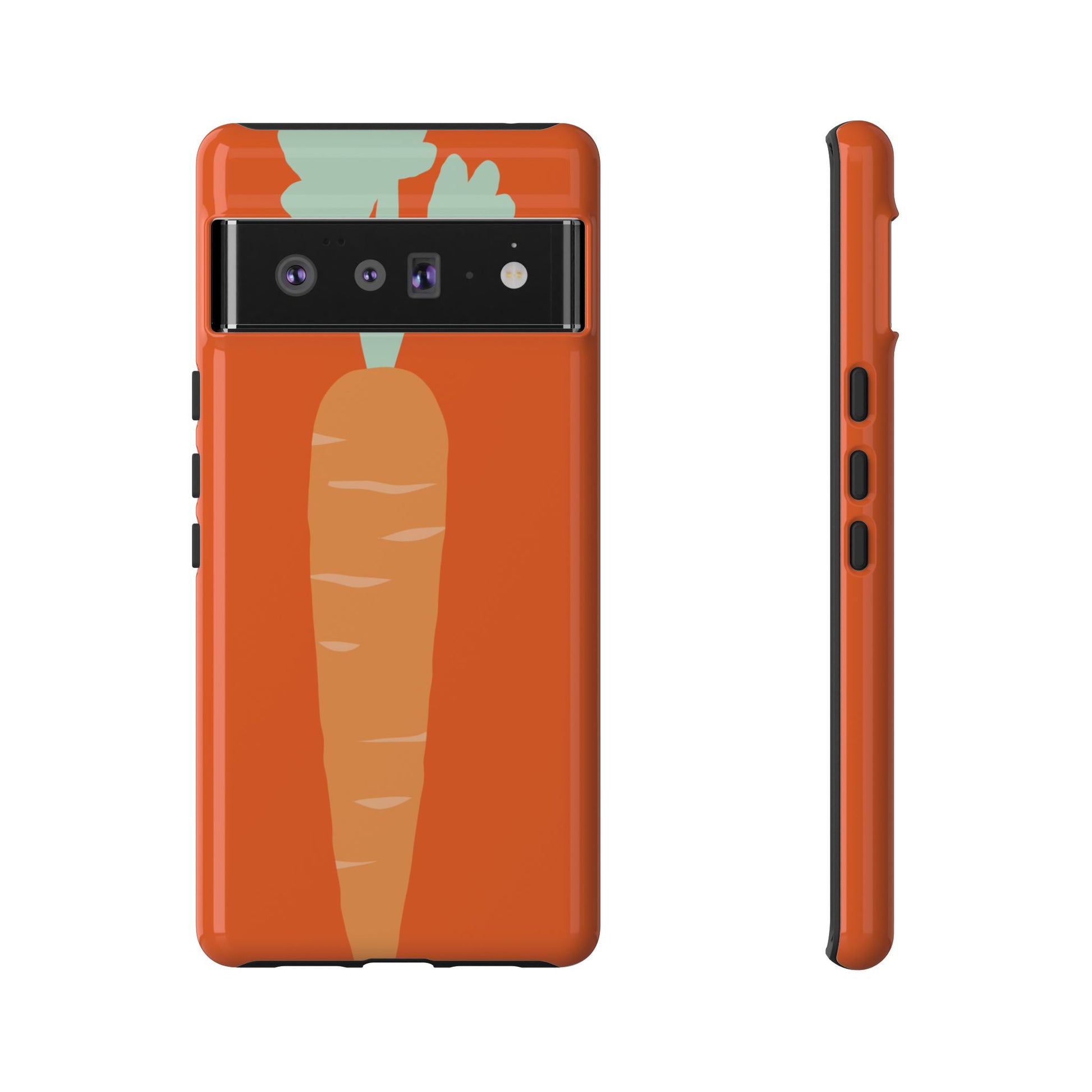 Tough Cases Carrot Phone Case, Cute Smartphone Cover, Fun Gift for Garden Lovers, Fall Decor, Vegan Accessories, Colorful Case