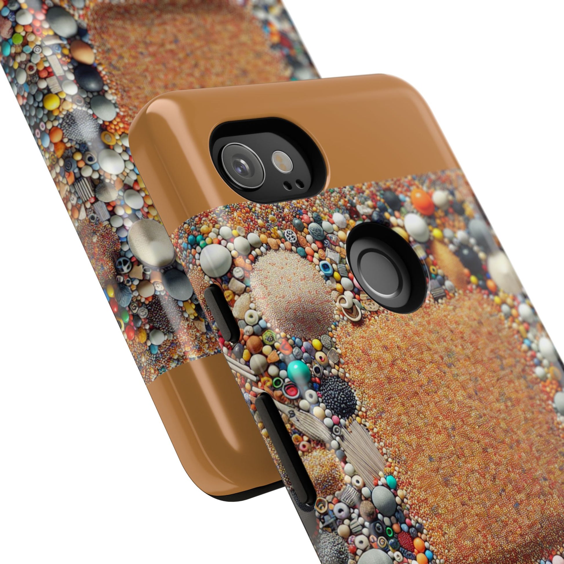 Colorful Phone Case with Unique Texture, Tough Case, Phone Accessory, Trendy Design, Gift for Tech Lovers, Durable Protection