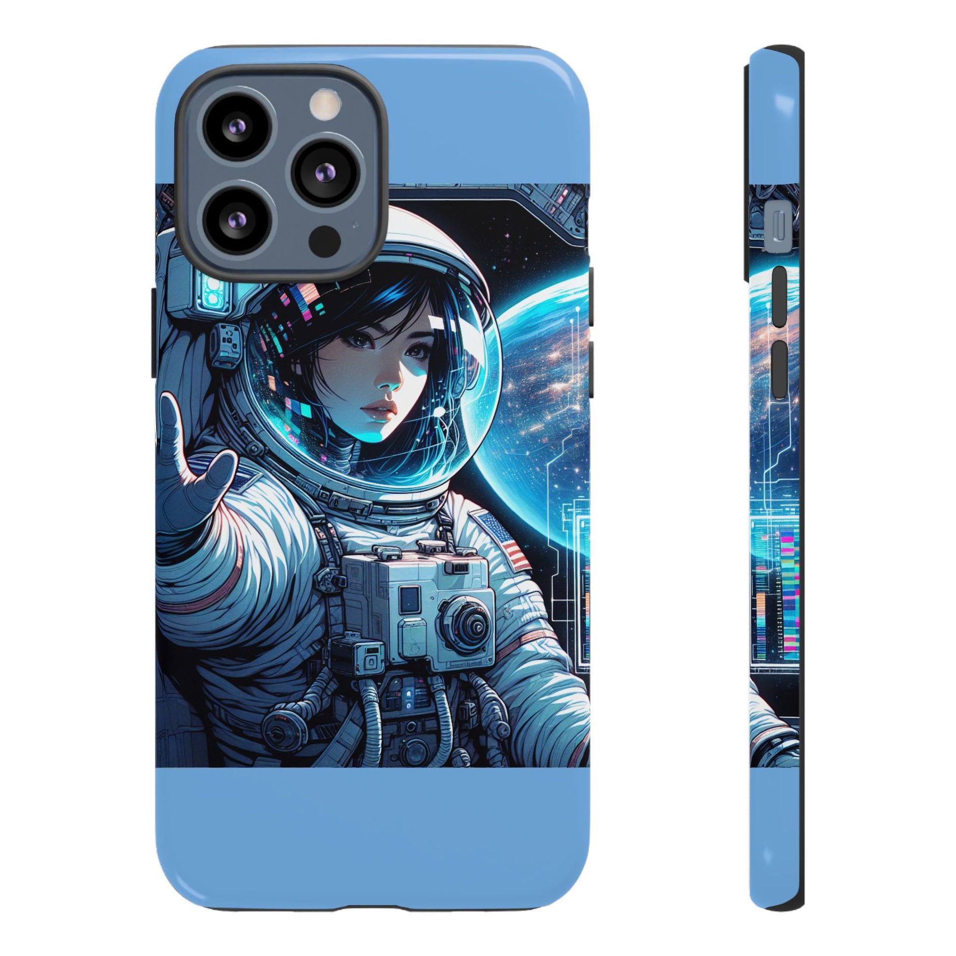 Astronaut Phone Case, Space-Themed Tough Case, Unique Gift for Science Lovers, Trendy Protection for Smartphones, Cool Tech Accessories