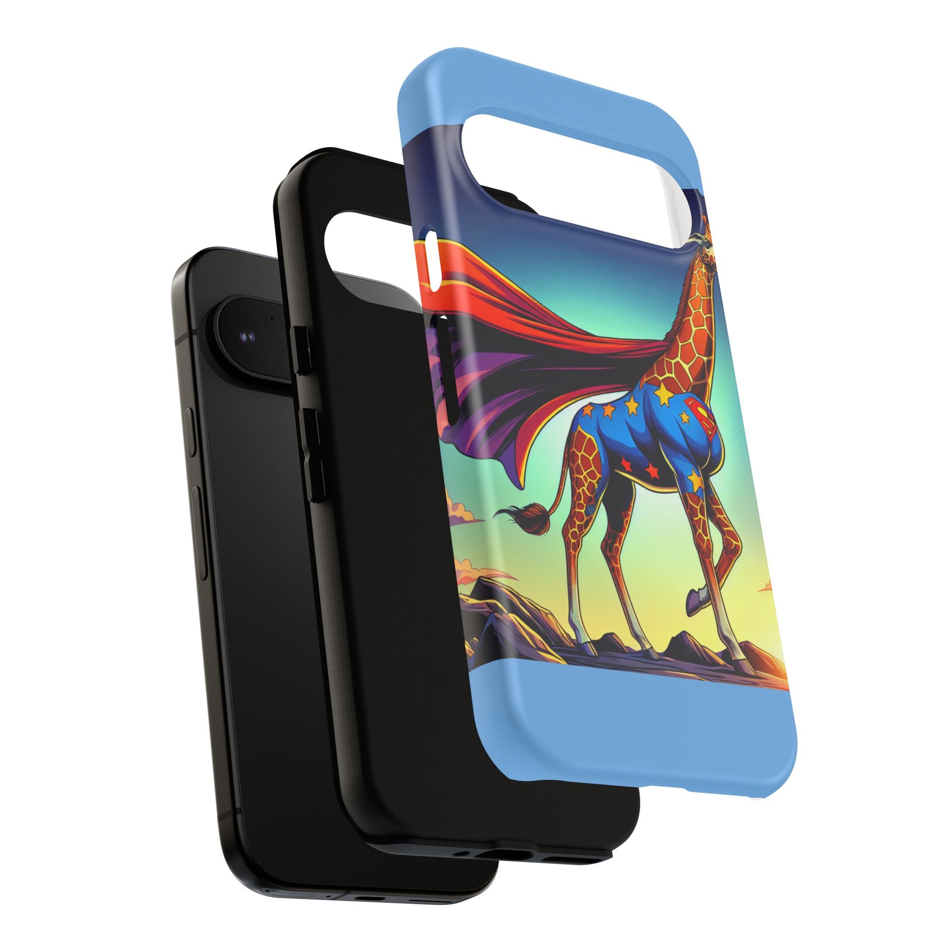 Superhero Giraffe Phone Case | Tough Cases, Unique Gifts, Animal Lover Accessories, Fun Tech Protectors, Cute Phone Covers, Birthday Gift