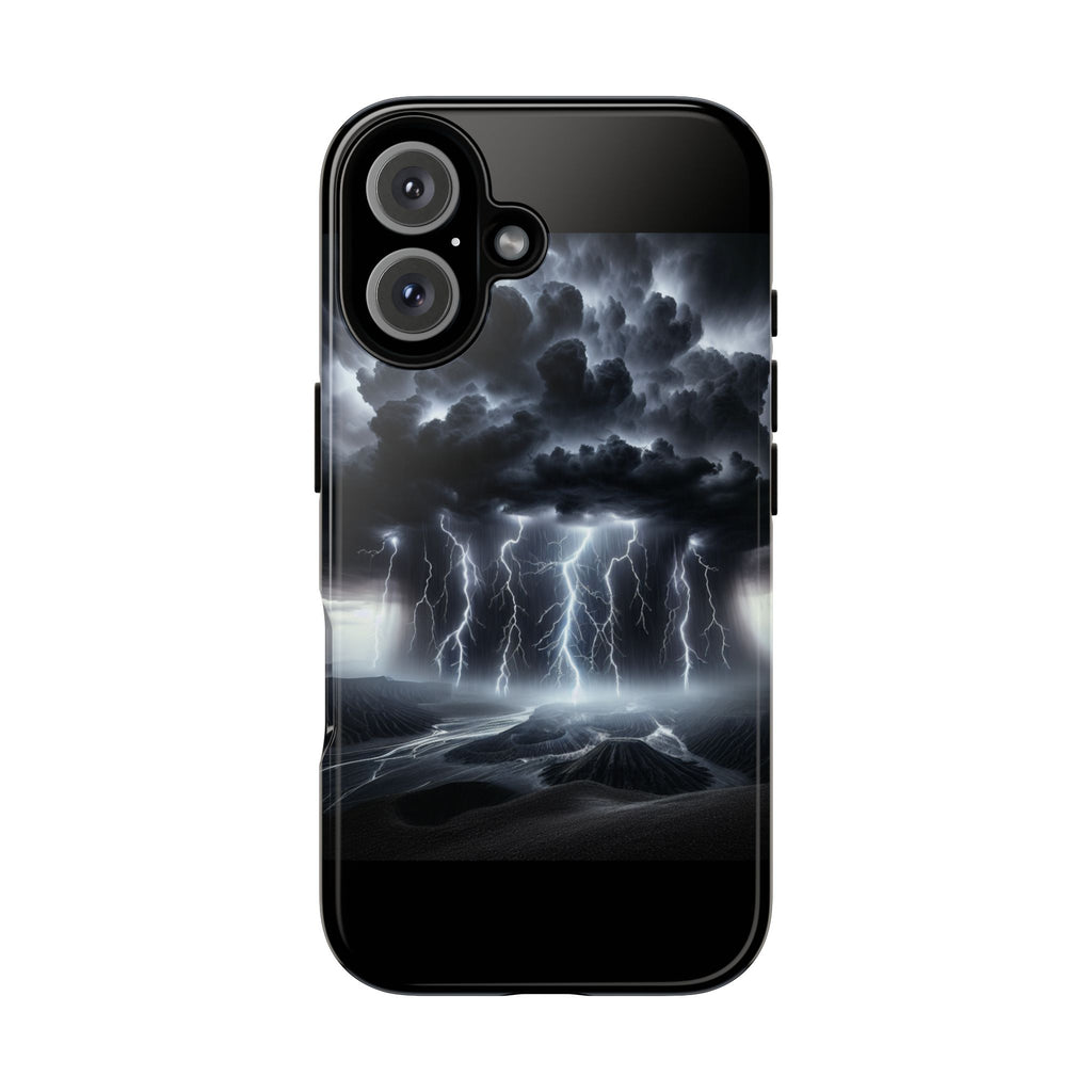 Tough Cases for the Bold: Stormy Thunder Phone Case, Lightning Protection, Durable Cover for Adventurers, Unique Gift for Nature [...]
