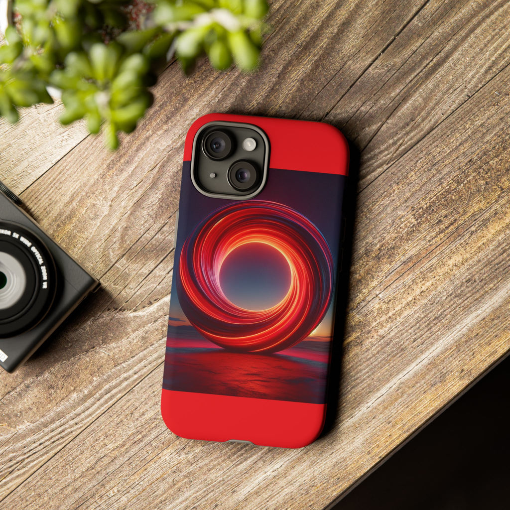 Vibrant Phone Case with Abstract Design, Tough Cases for Tech Lovers, Sleek Protection, Gift for Friends, Customizable Mobile Accessory