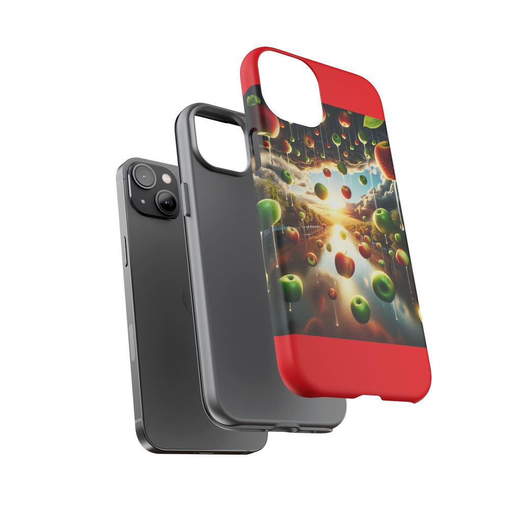 Vibrant Phone Case with Artistic Apple Design, Unique Gift for Art Lovers, Trendy Accessory for Any Occasion, Stylish Smartphone Cover