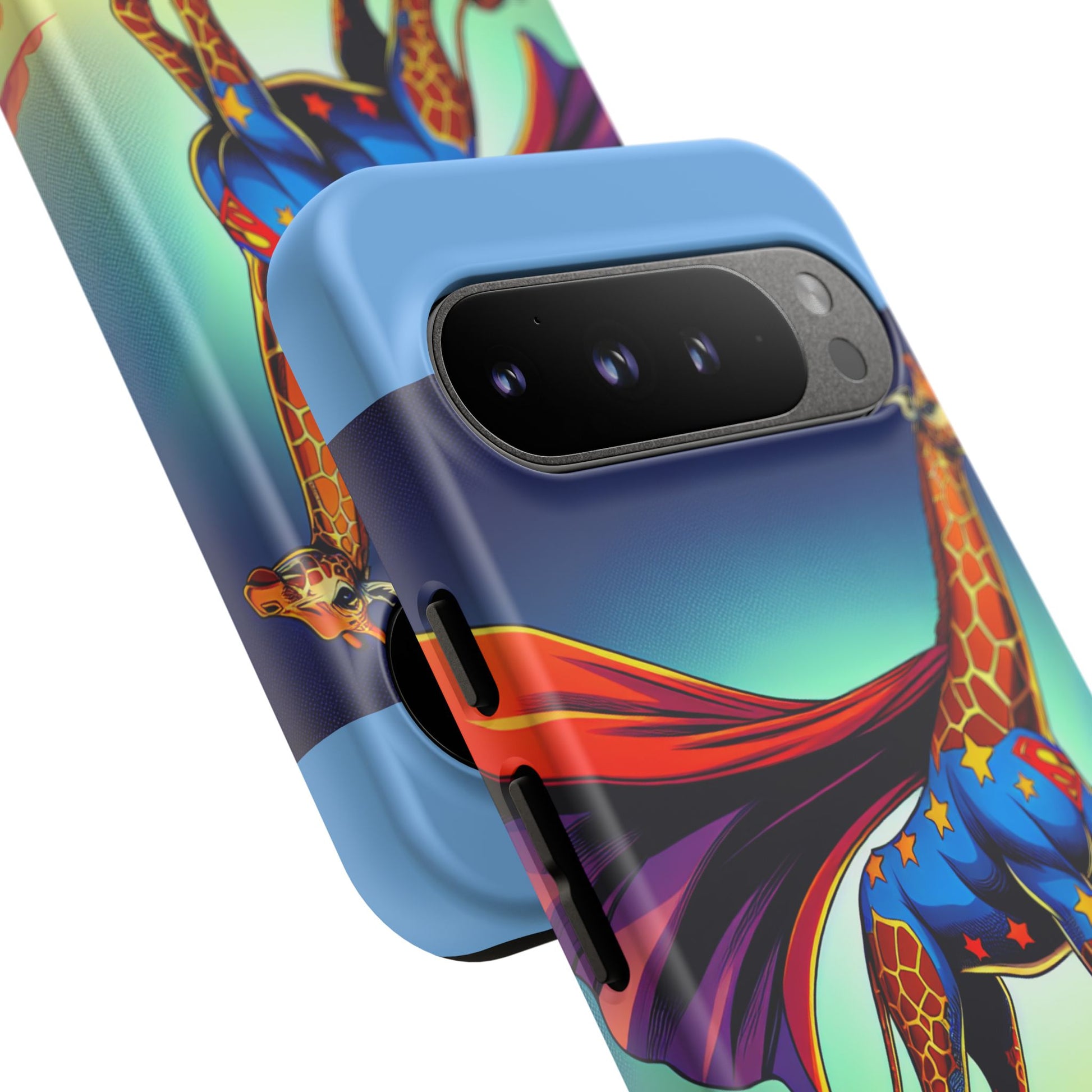 Superhero Giraffe Phone Case | Tough Cases, Unique Gifts, Animal Lover Accessories, Fun Tech Protectors, Cute Phone Covers, Birthday Gift