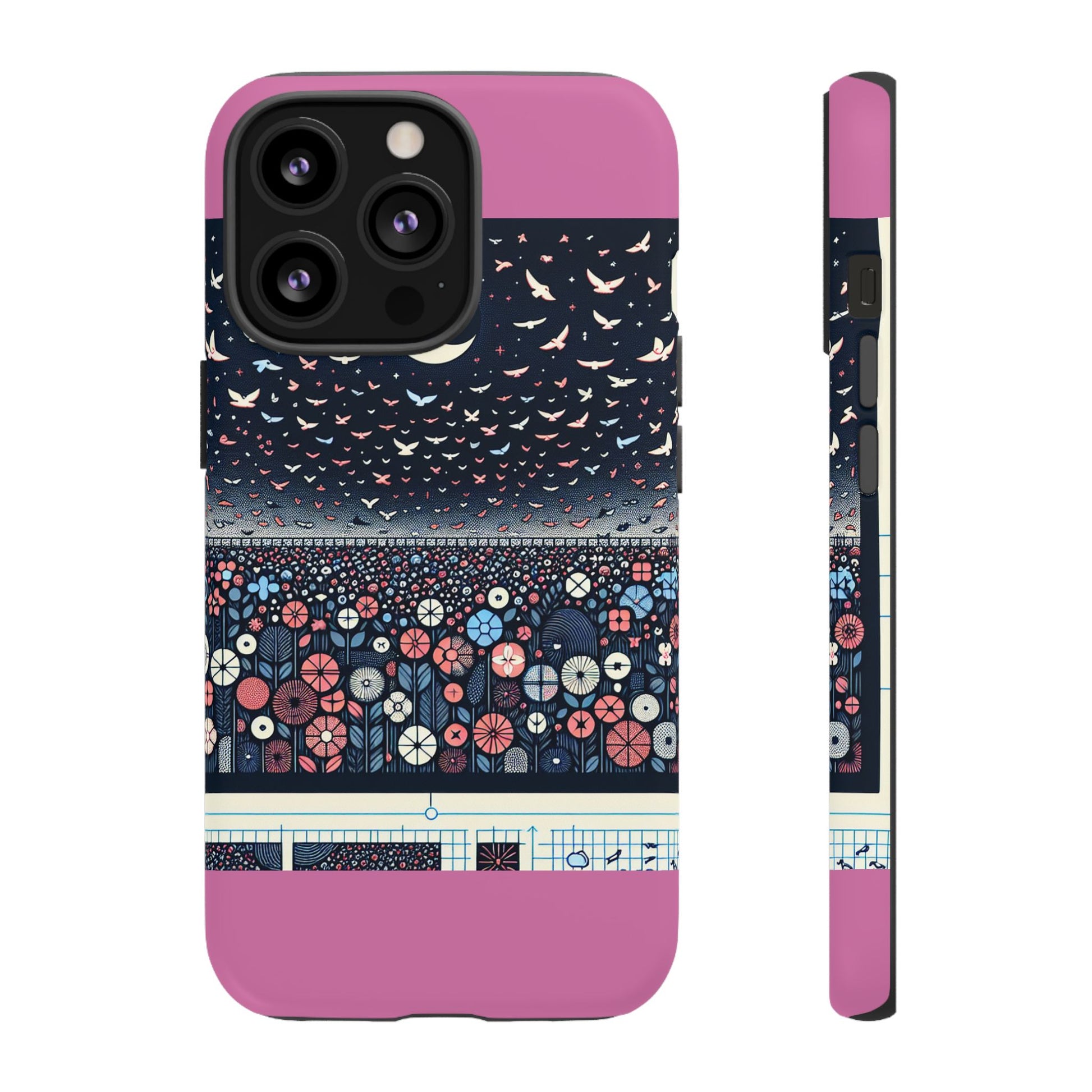 Floral Phone Case, Tough Cases for iPhone, Nature-Inspired Design, Gift for Her, Stylish Protection, Trending Accessory